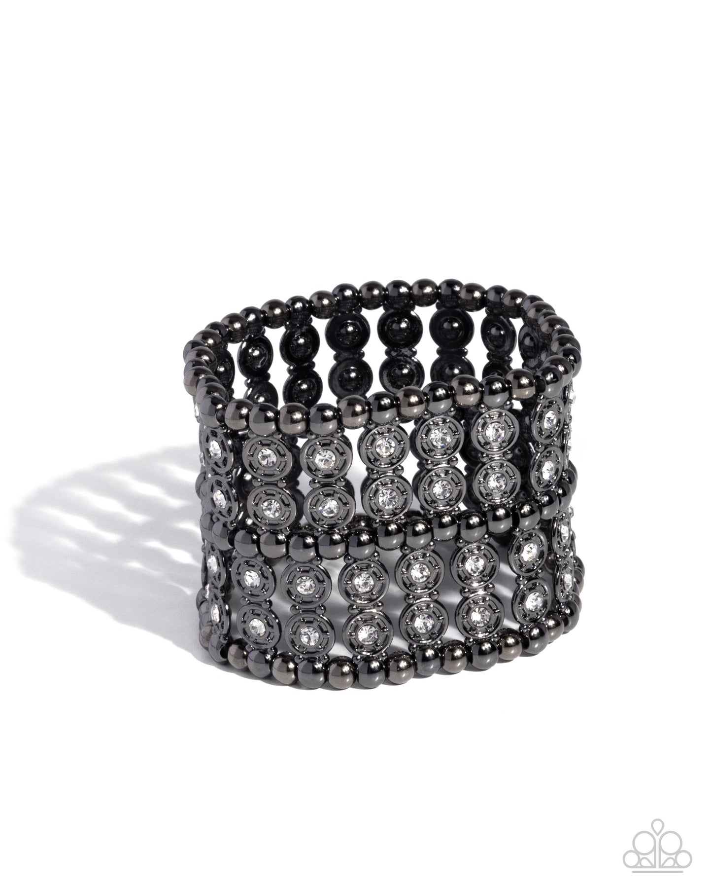 Stacked Significance - black - Paparazzi bracelet