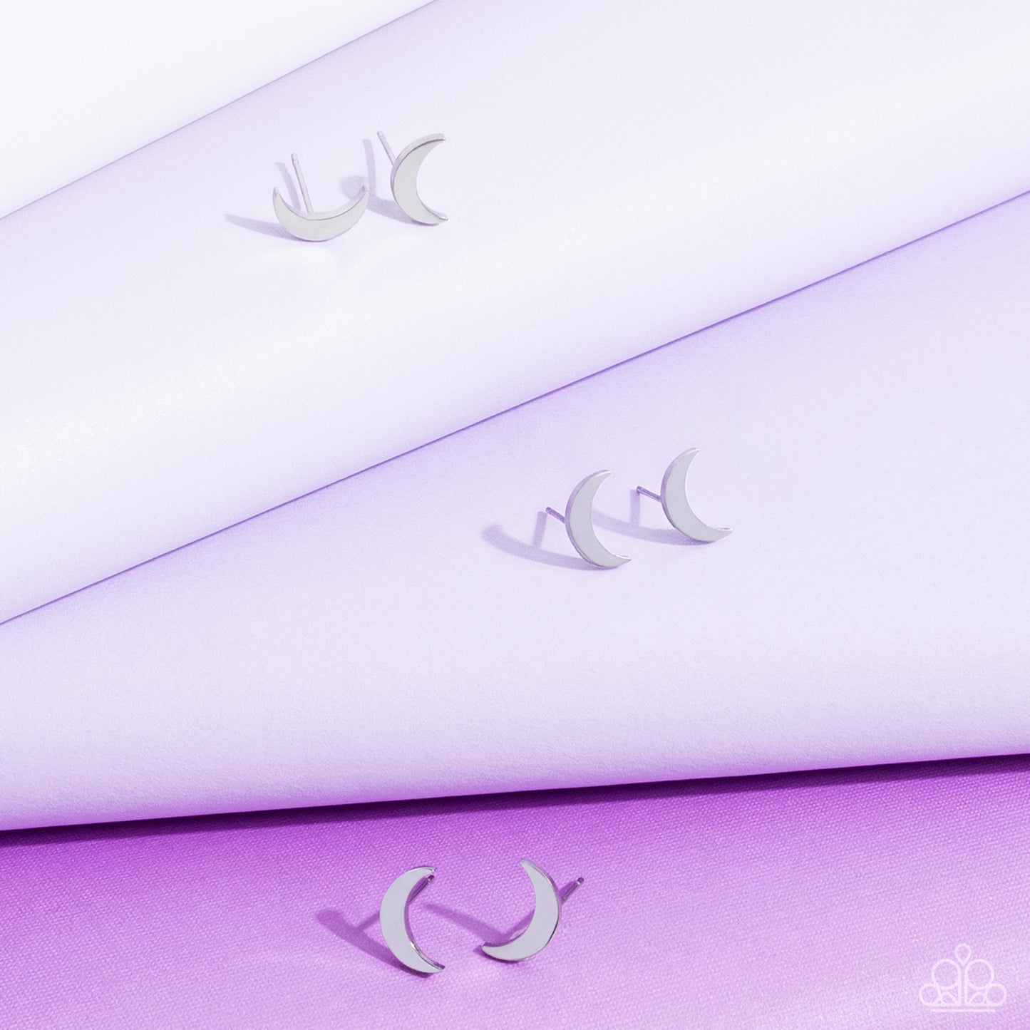 Stainless Space - silver - Paparazzi earrings