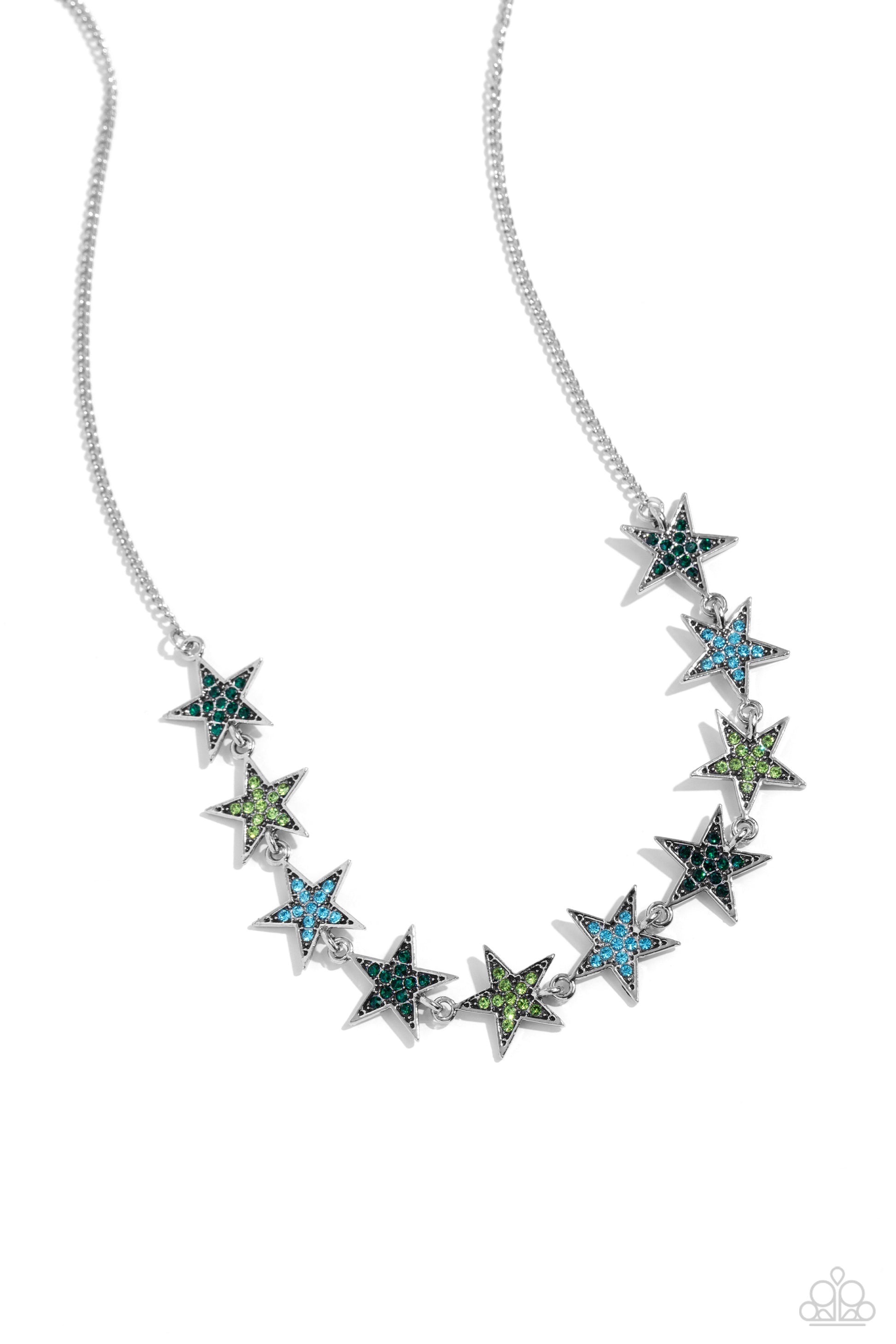 Star Quality Sensation - green - Paparazzi necklace