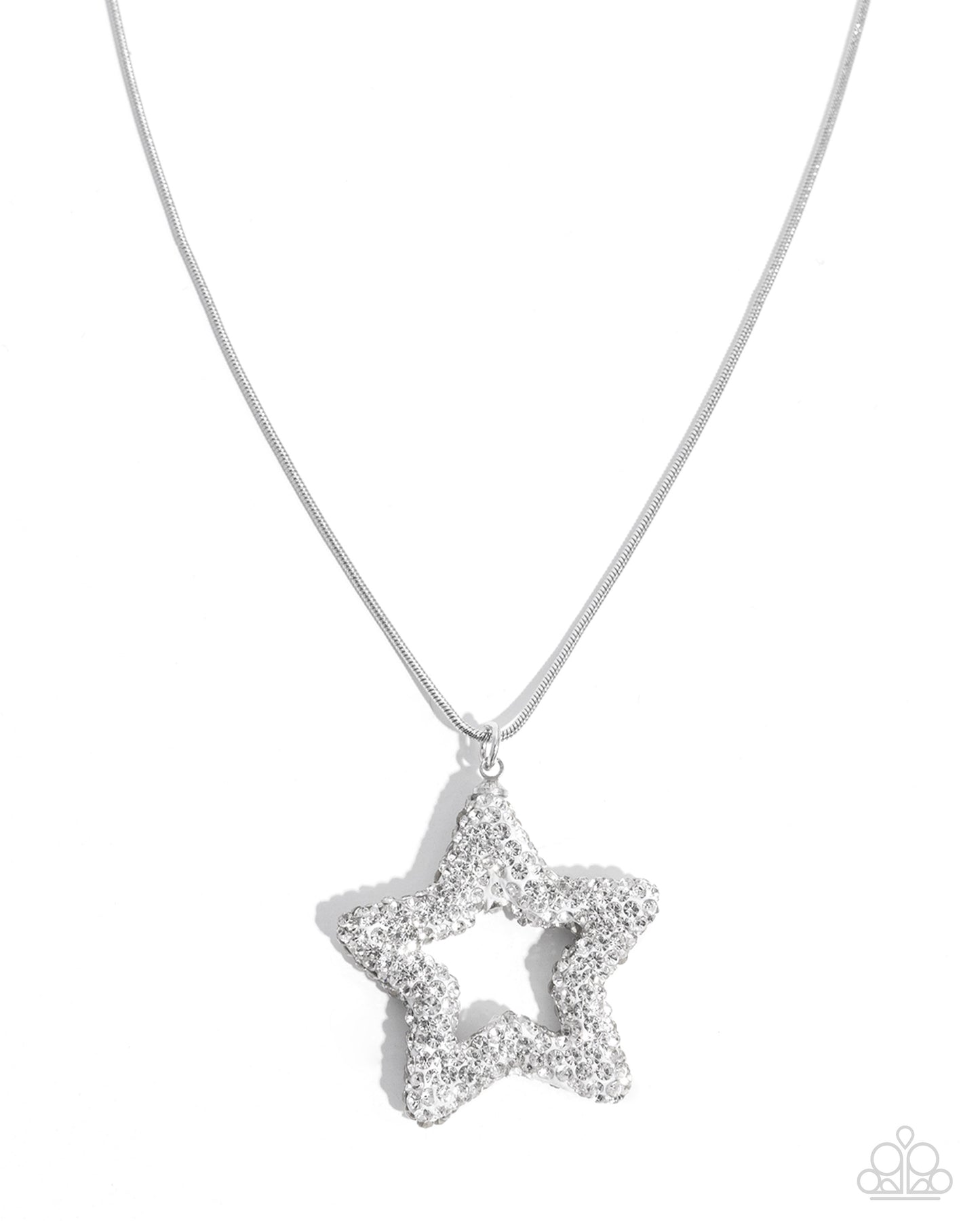 Star Submission - white - Paparazzi necklace