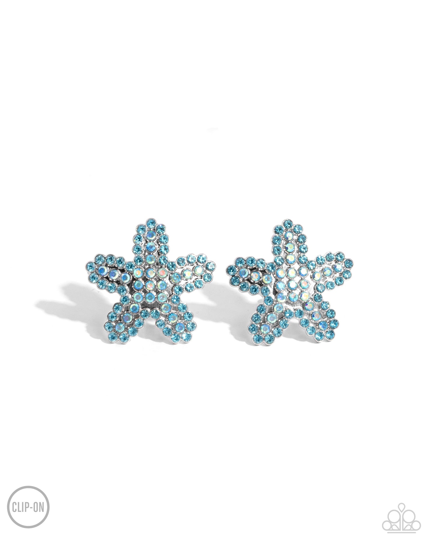 Starfish Serenade - blue - Paparazzi CLIP ON earrings