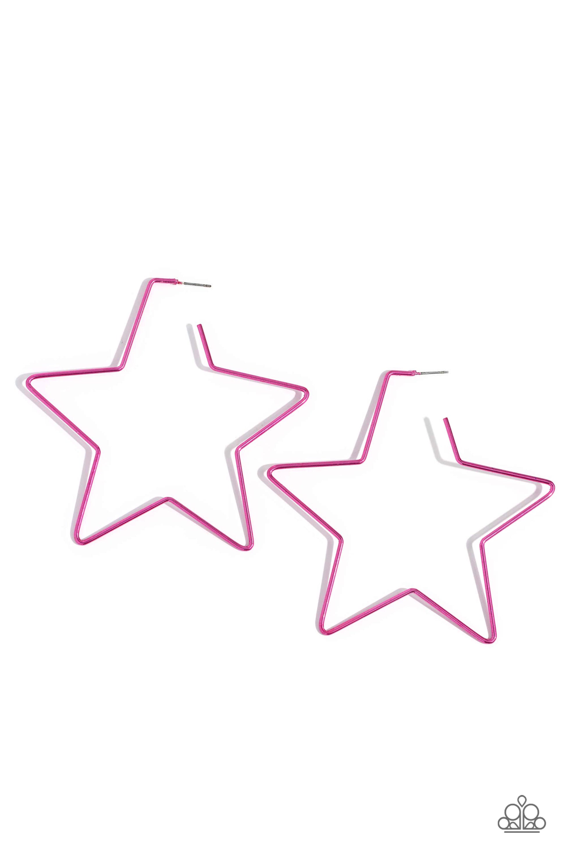 Starstruck Secret - pink - Paparazzi earrings