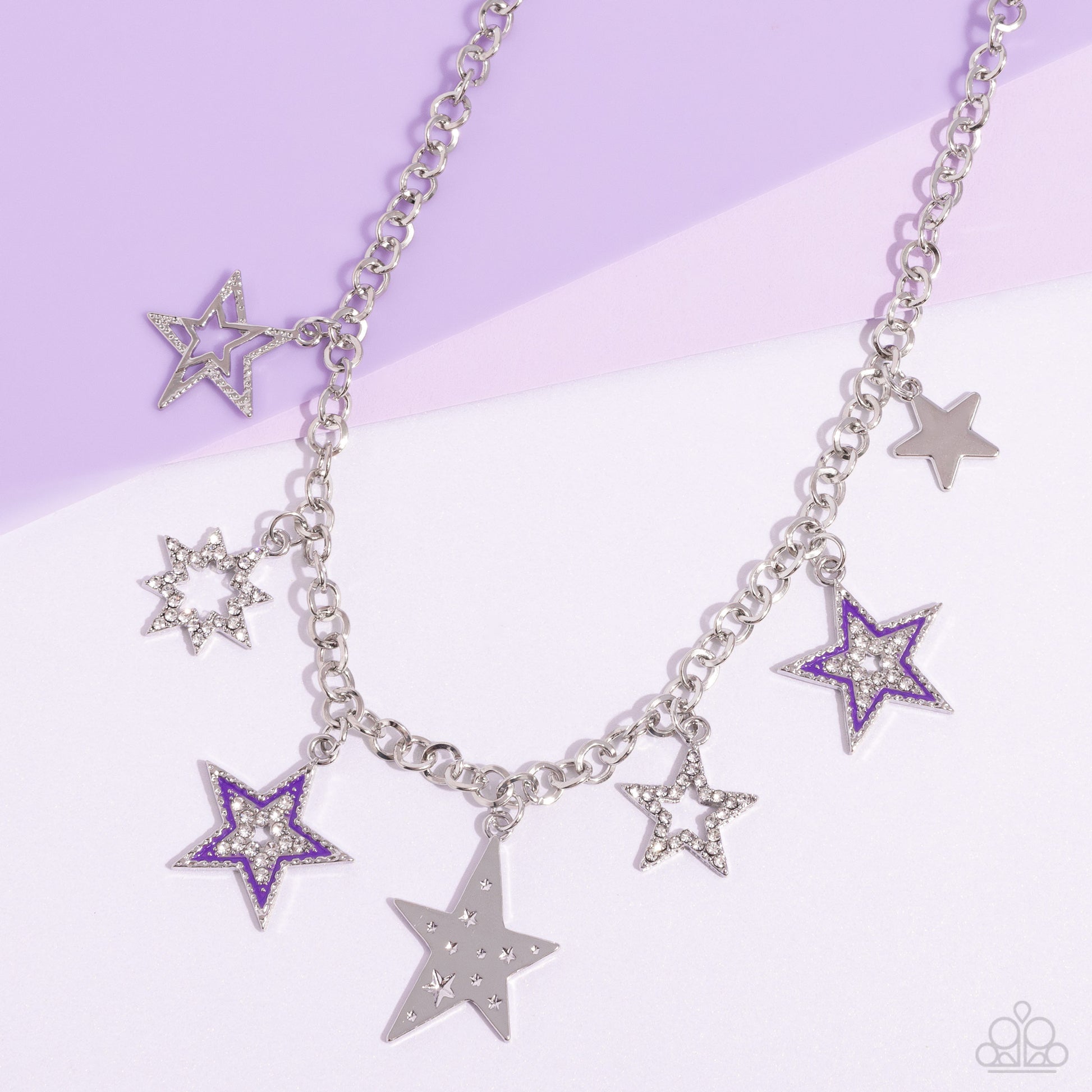 Starstruck Sentiment - purple - Paparazzi necklace