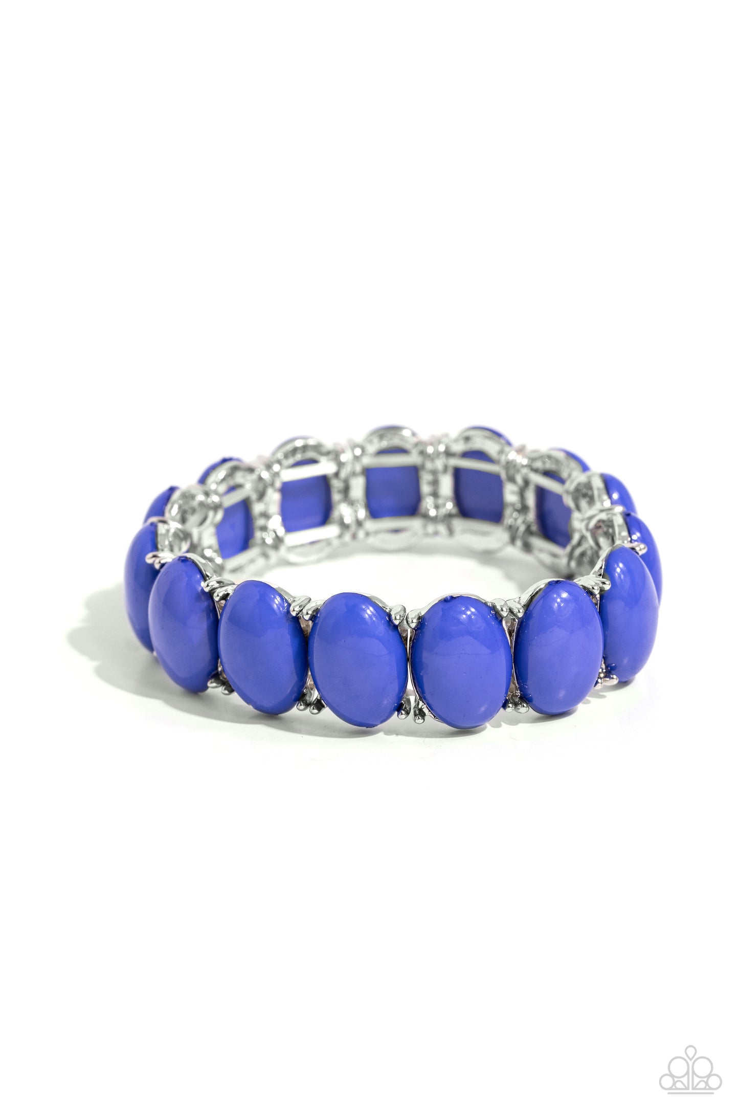 Starting OVAL - blue - Paparazzi bracelet