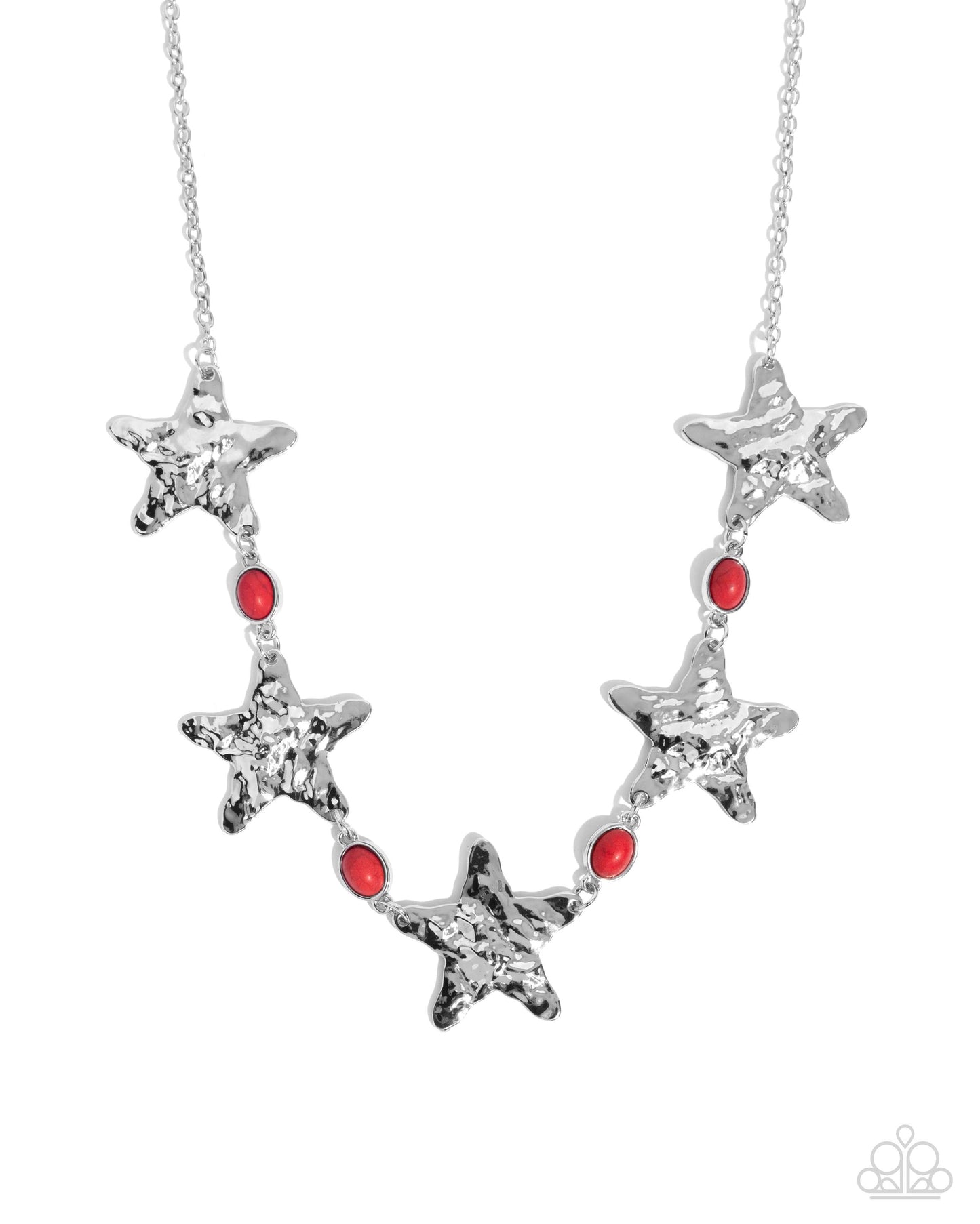 Stellar Santa Fe - red - Paparazzi necklace