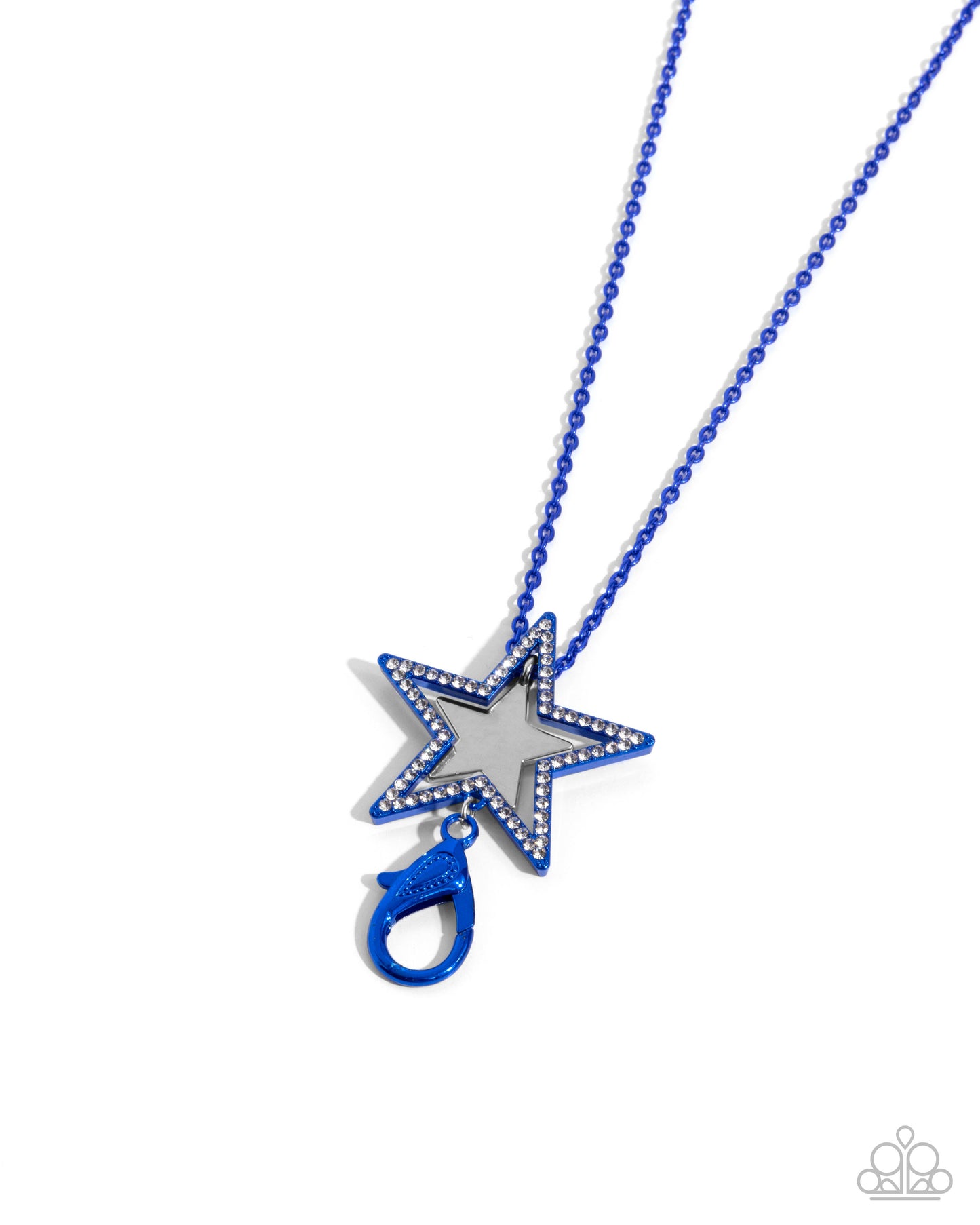 Stellar Search - blue - Paparazzi LANYARD necklace