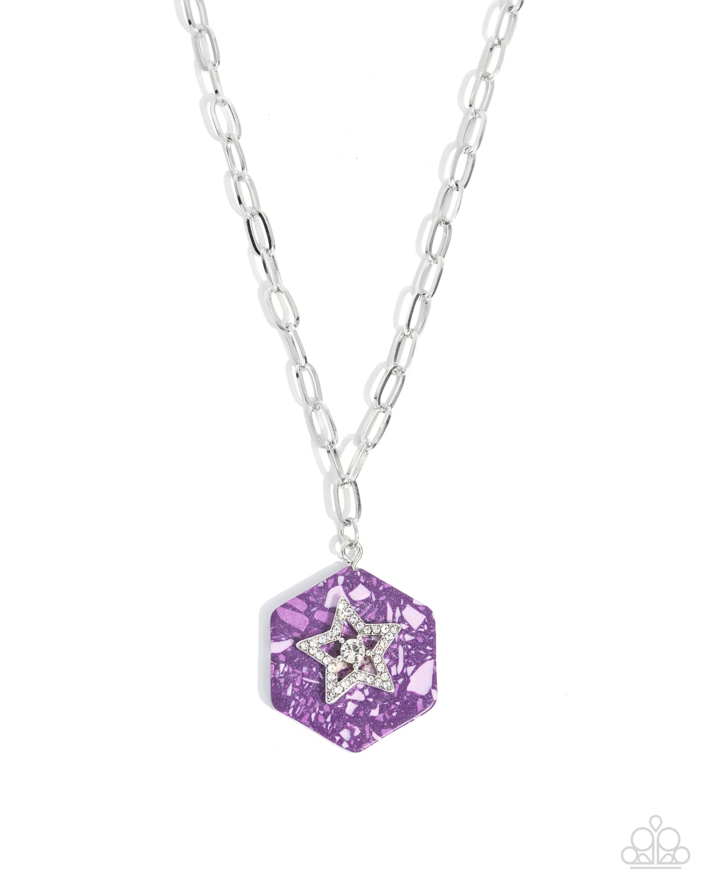 Stellar Sediment - purple - Paparazzi necklace