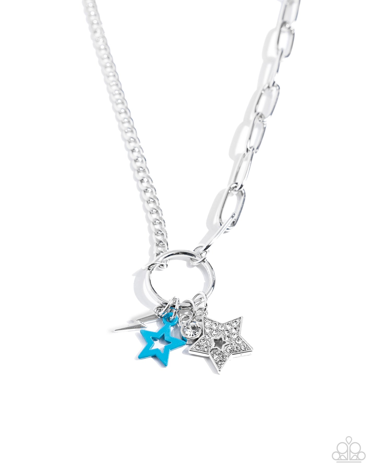 Stellar Sighting - blue - Paparazzi necklace