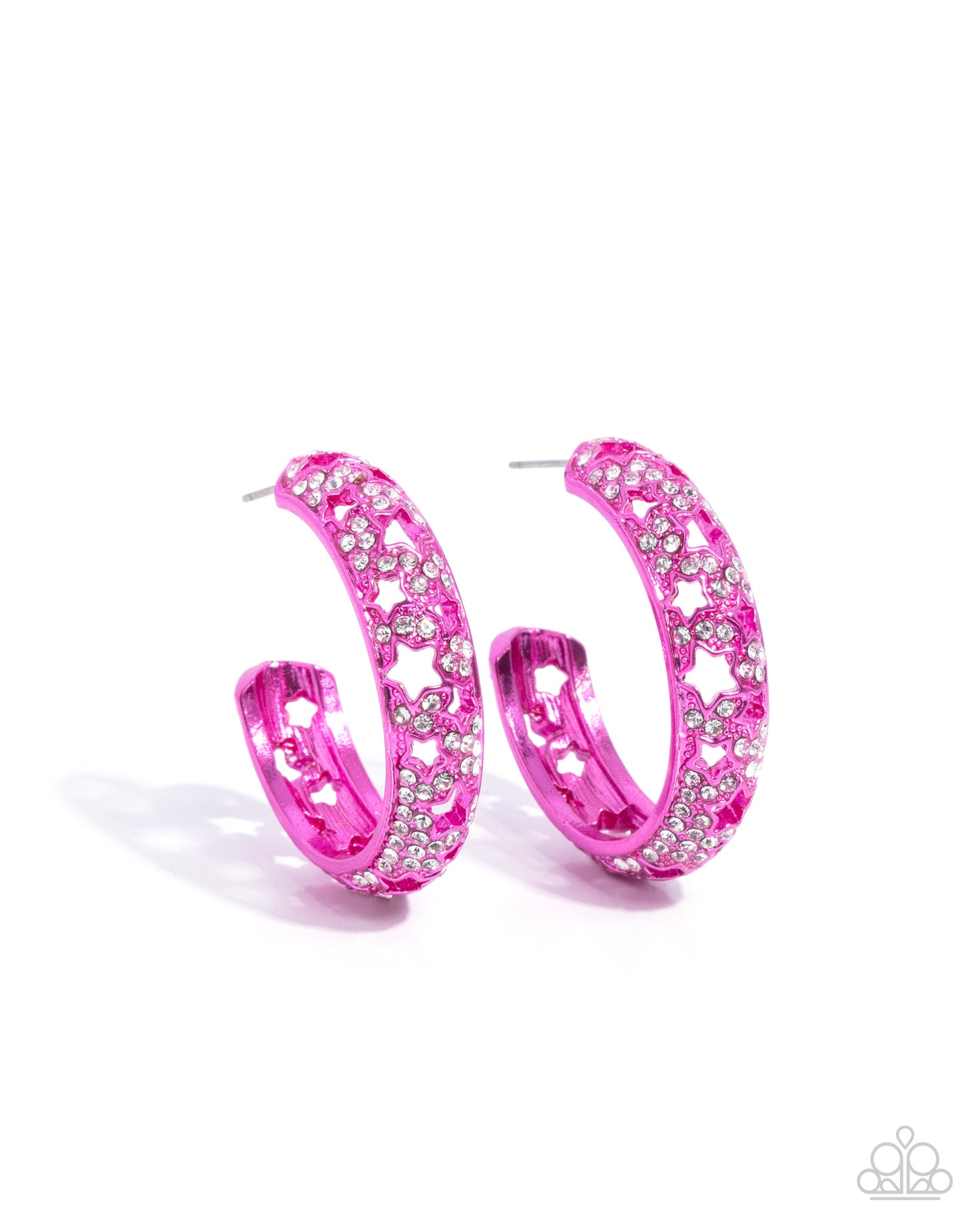 Stellar Significance - pink - Paparazzi earrings