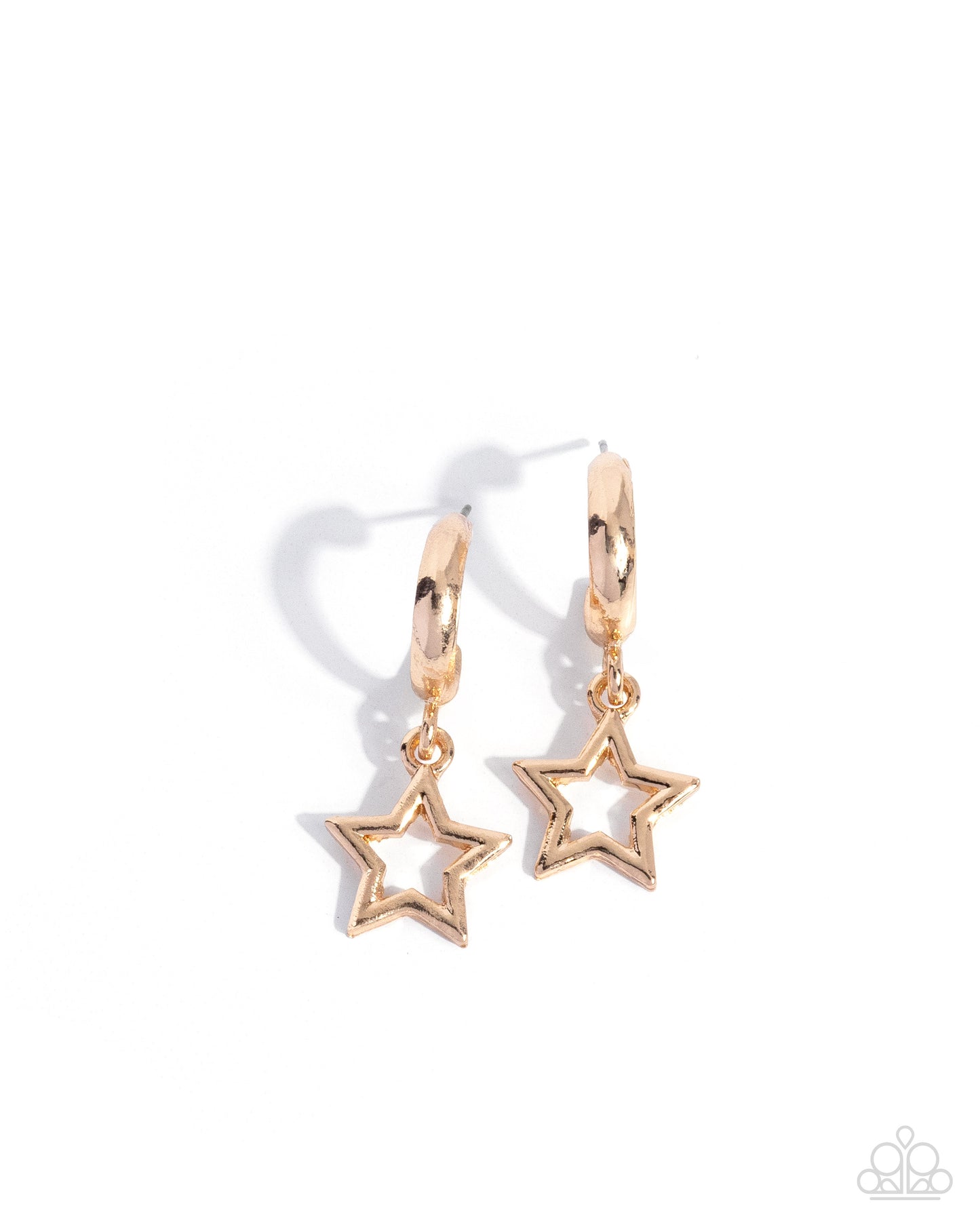 Stellar Start - gold - Paparazzi earrings