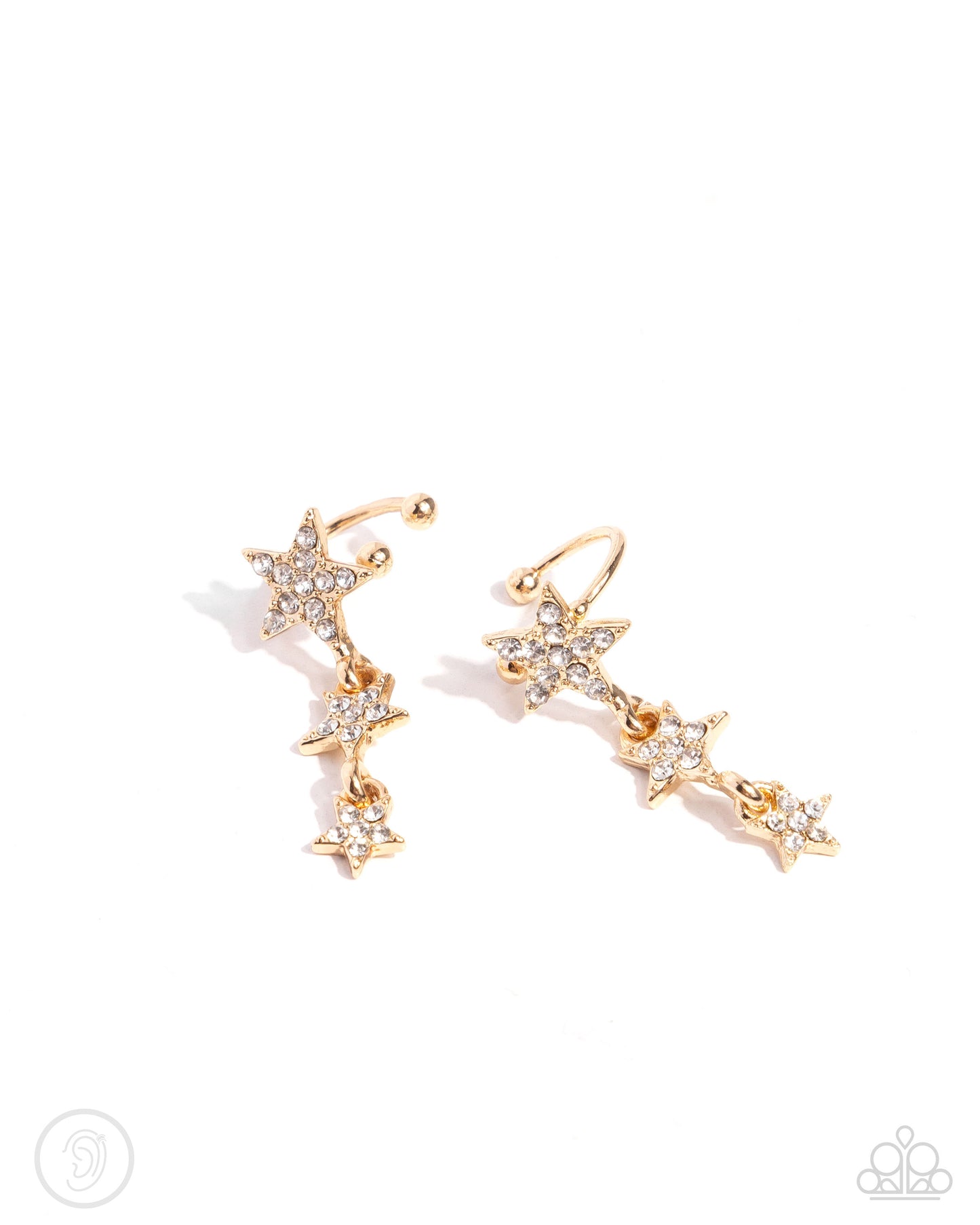Stellar Surge - gold - Paparazzi ear cuff