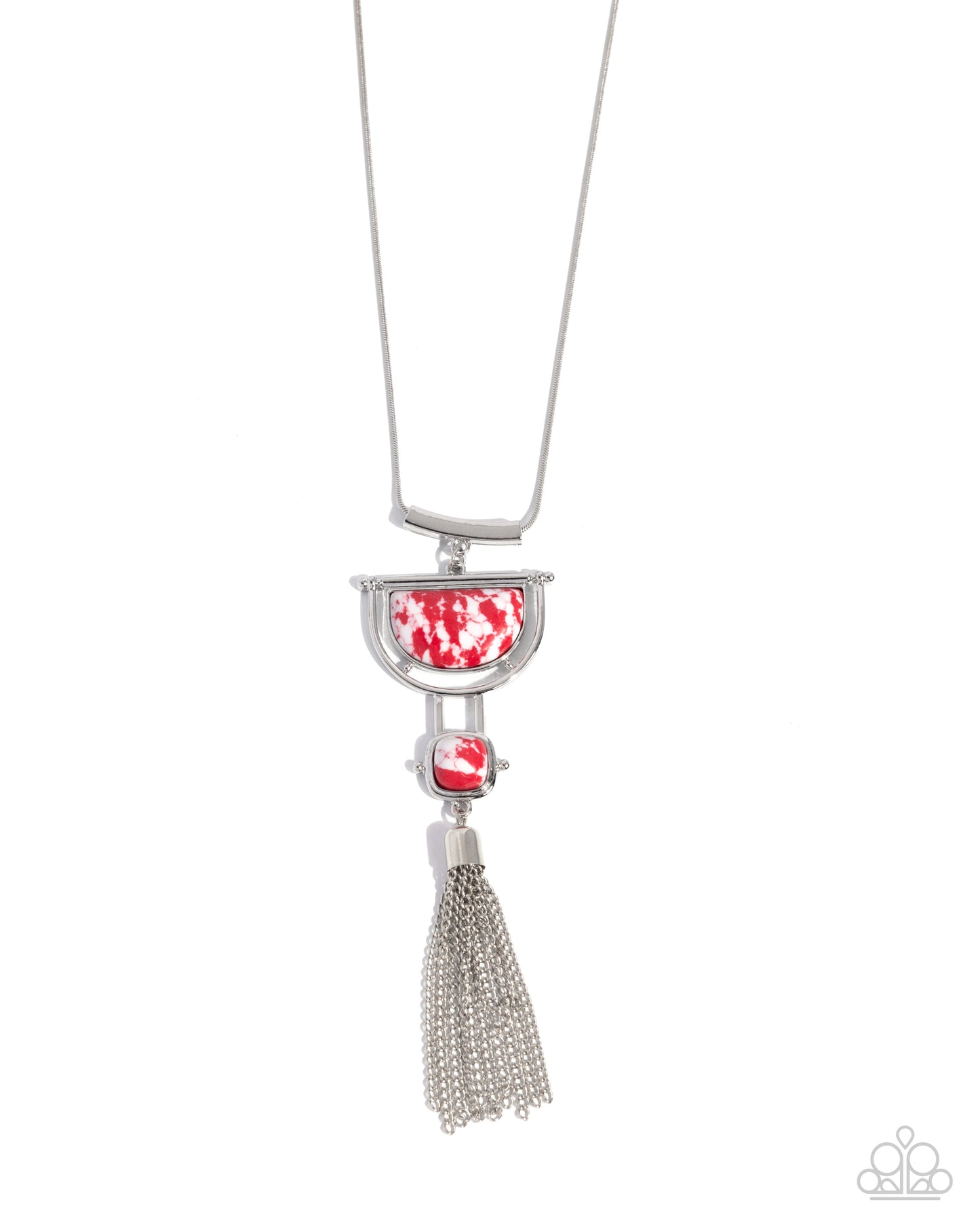 Sterling Stones - red - Paparazzi necklace