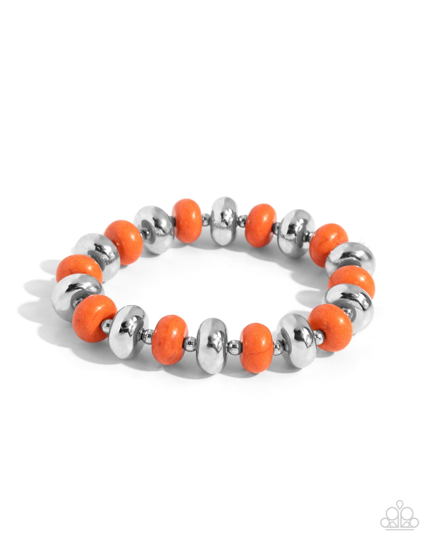 Stone Age Aesthetic - orange - Paparazzi bracelet
