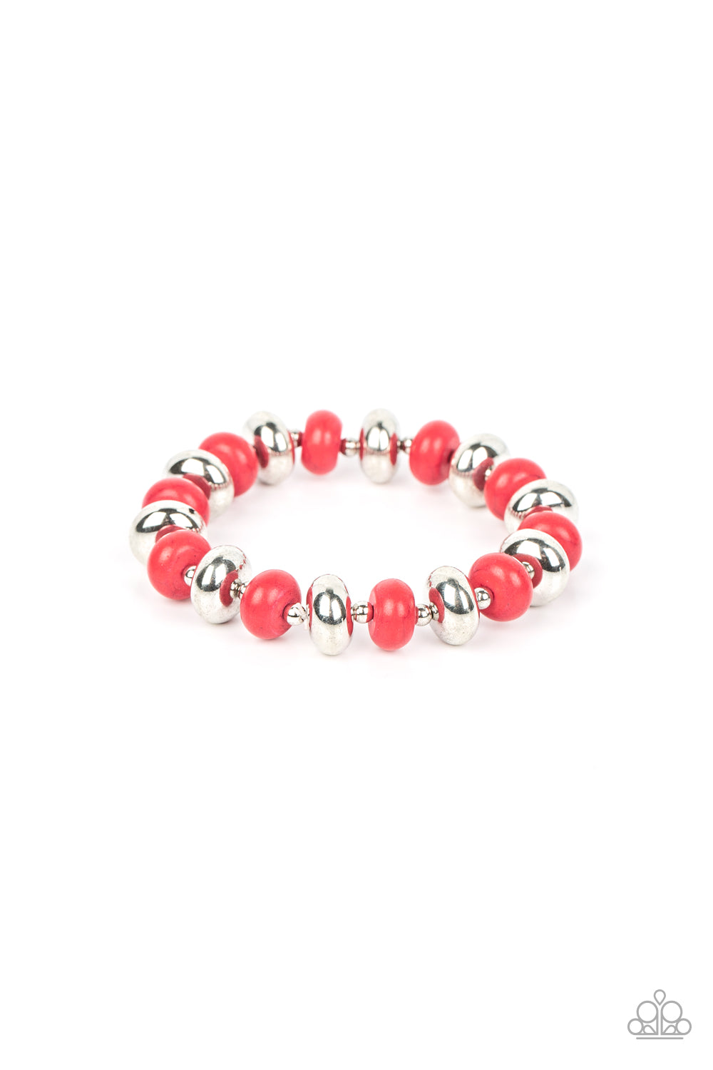 Stone Age Aesthetic - red - Paparazzi bracelet