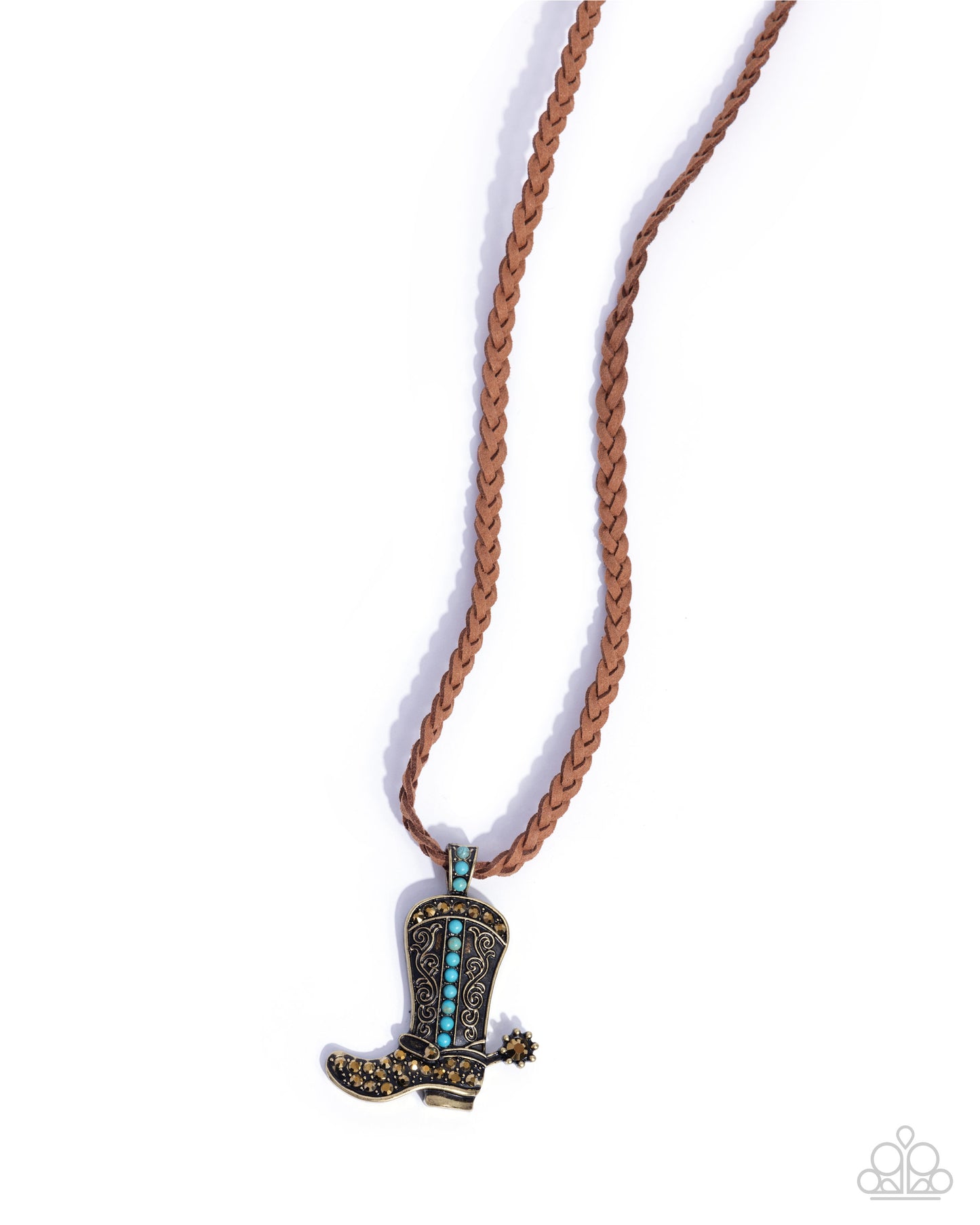 Stony Spur - brass - Paparazzi necklace