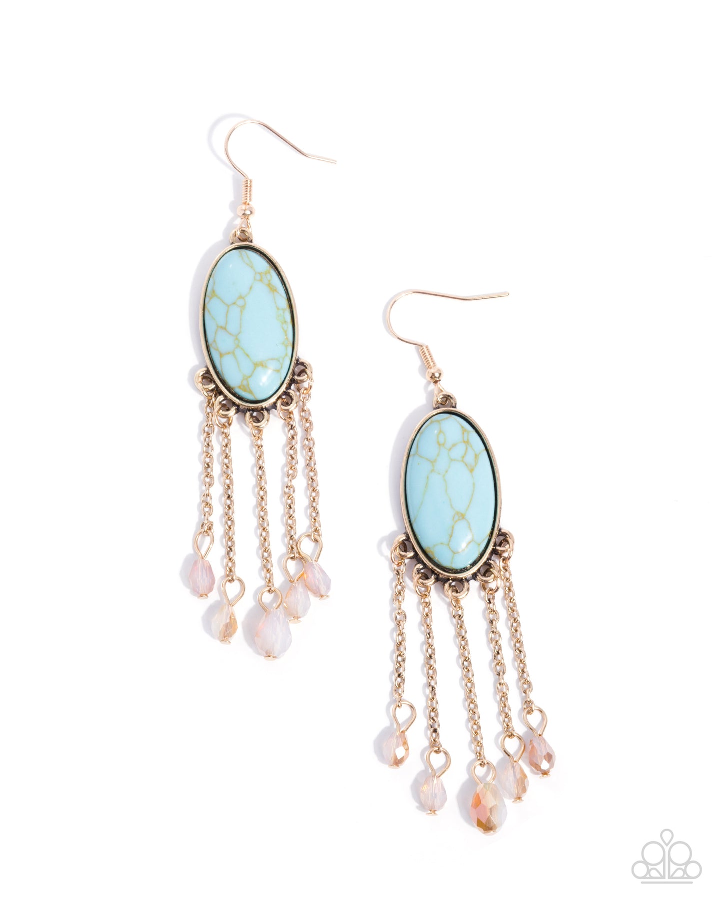 Stony Survival - multi - Paparazzi earrings