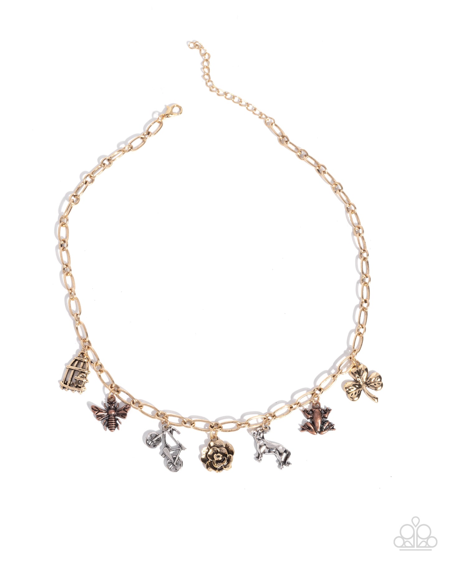 Storyteller Sheen - multi - Paparazzi necklace