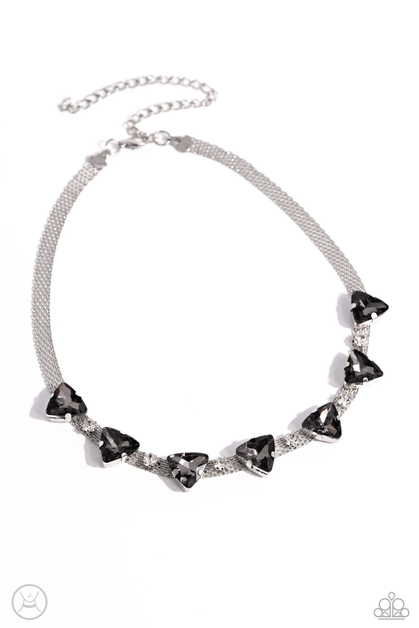 Strands of Sass - silver - Paparazzi necklace
