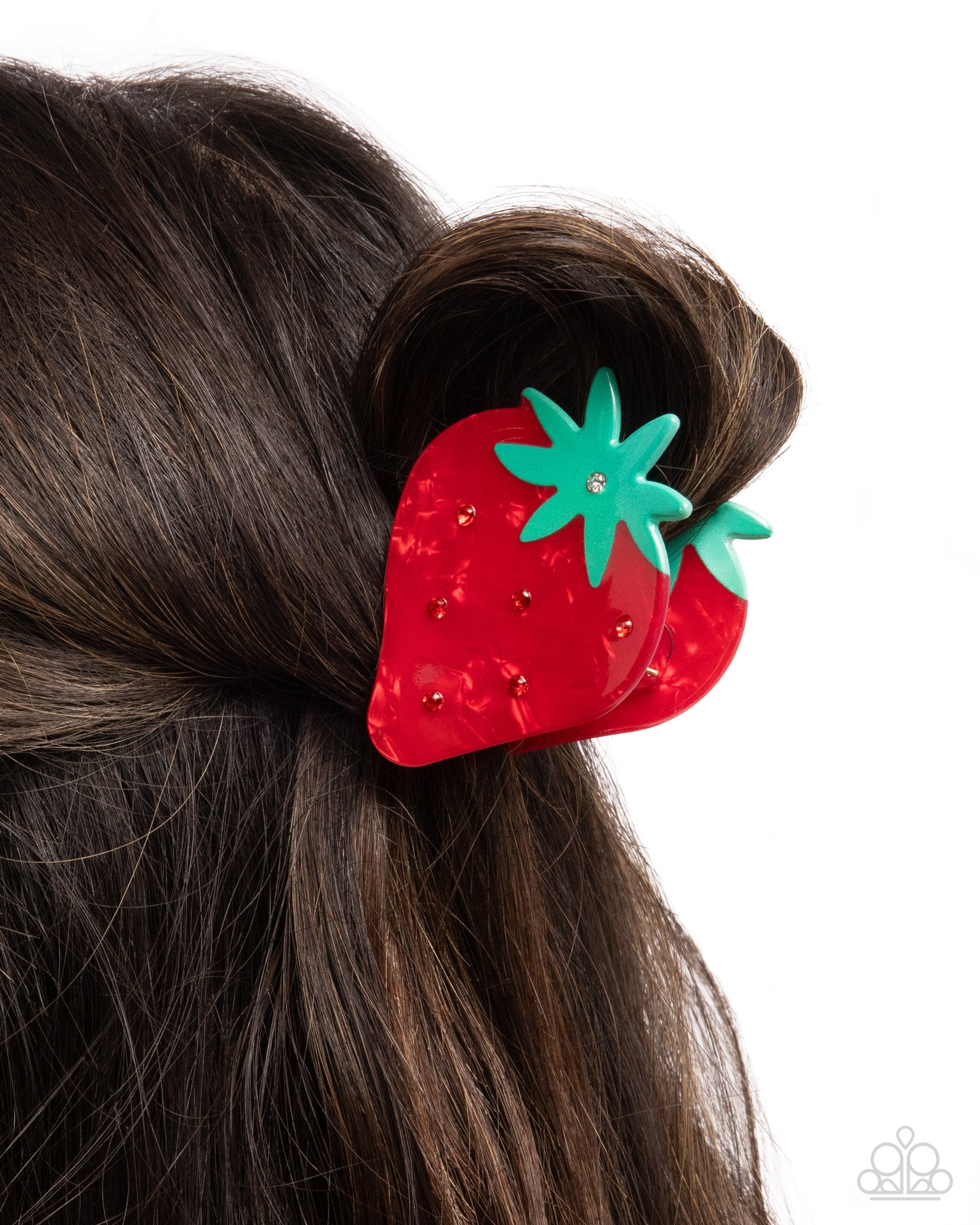 Strawberry Showcase - red - Paparazzi hair clip 