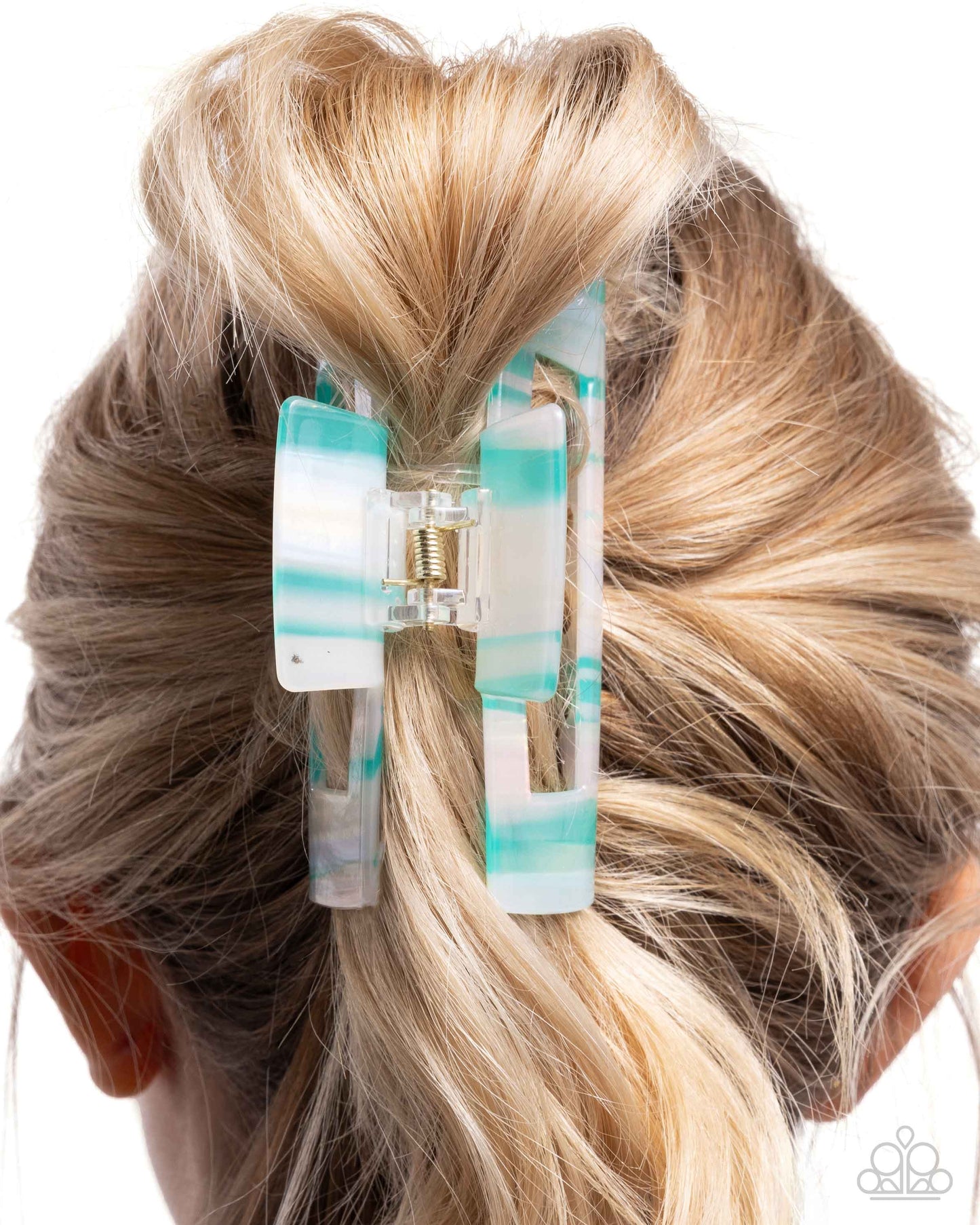 Striped Showcase - multi - Paparazzi hair clip