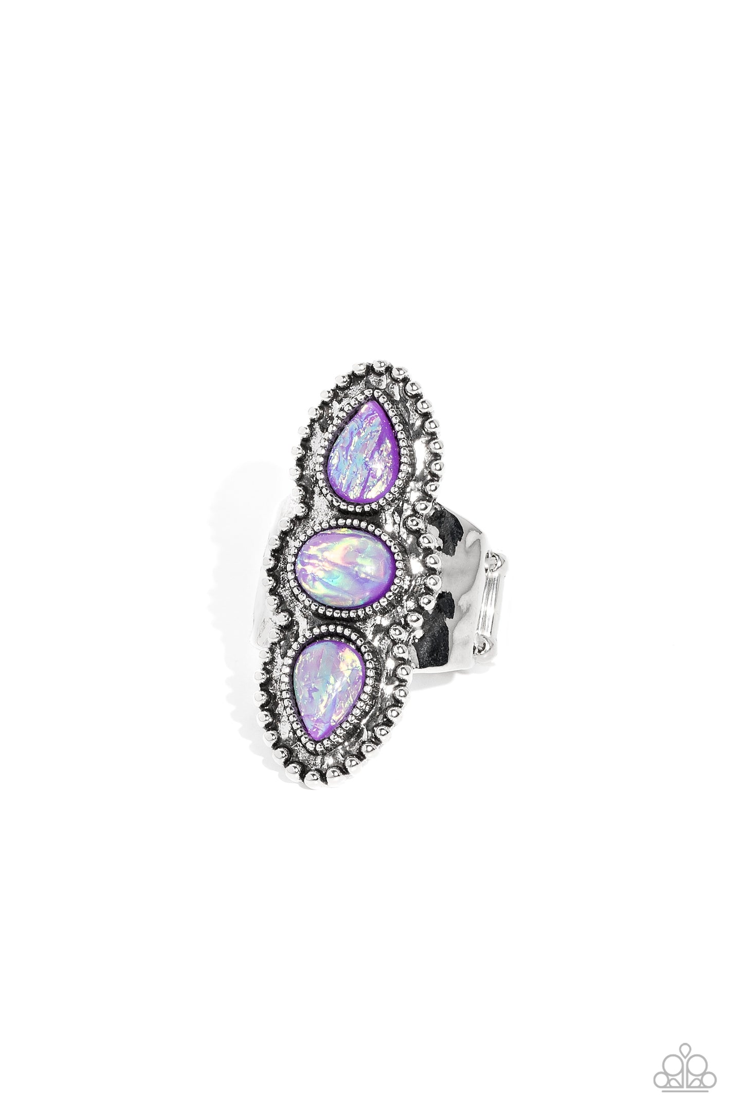 Strut Your STUDS - purple - Paparazzi ring