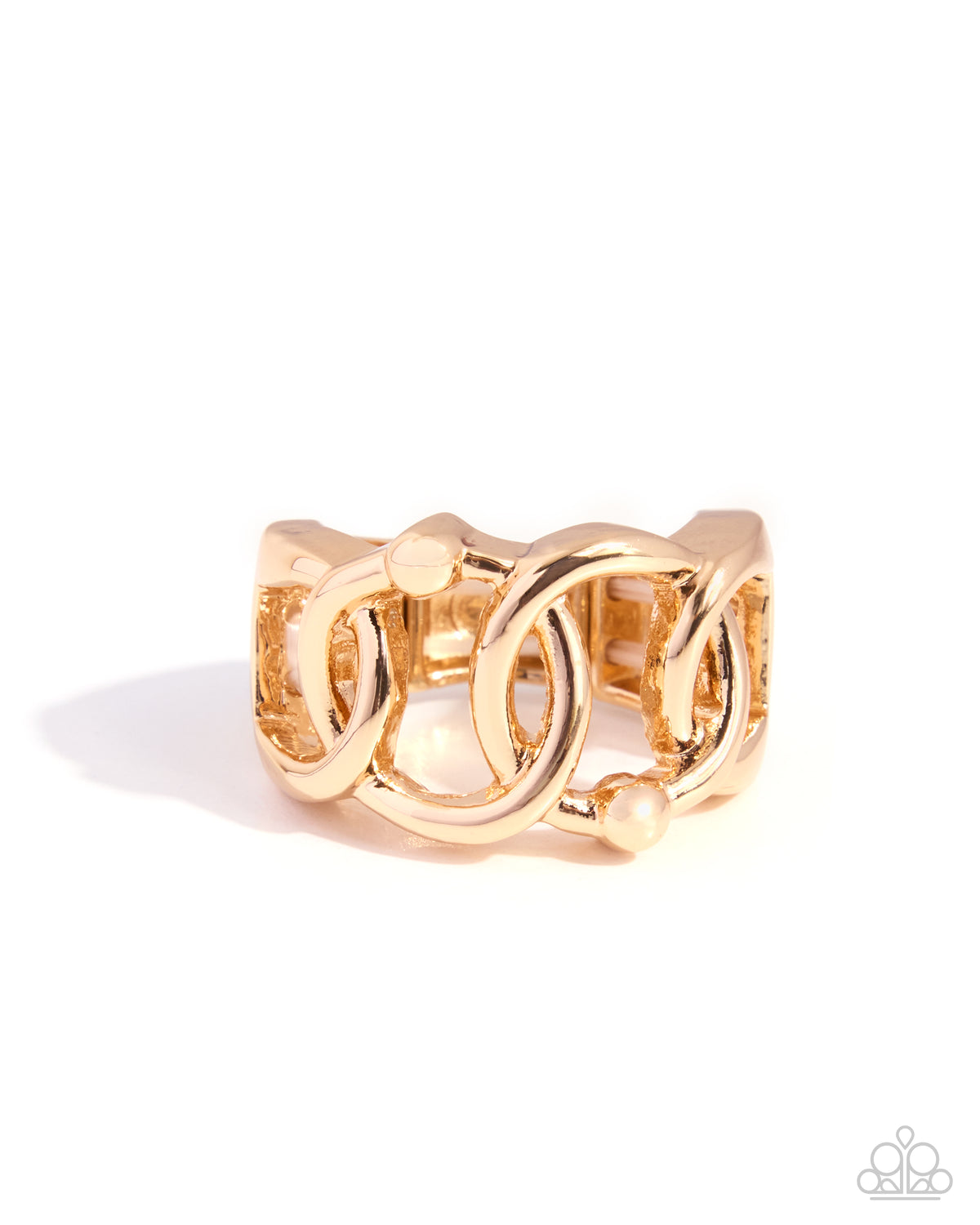 Stubborn Sashay - gold - Paparazzi ring