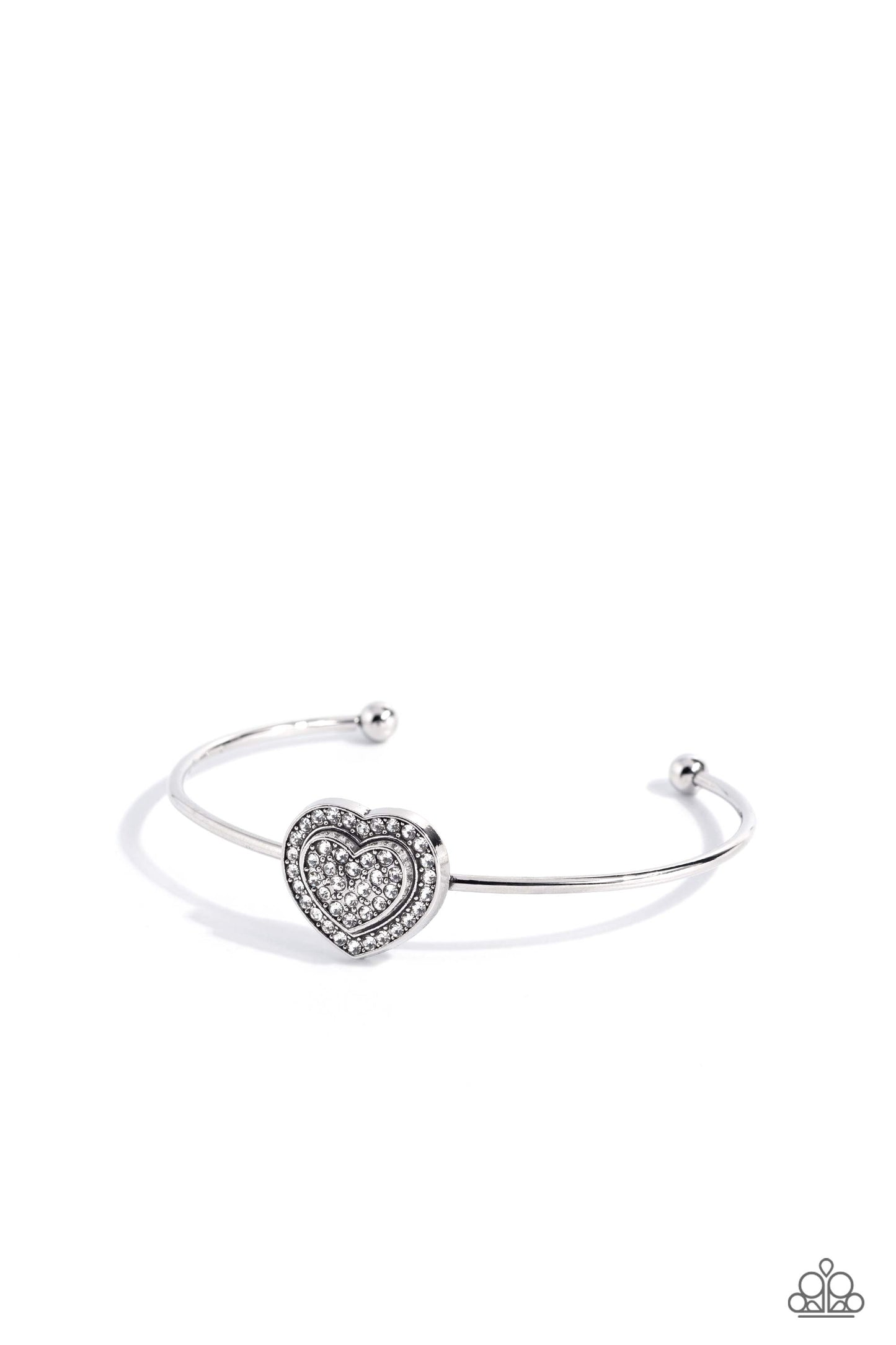 Stunning Soulmates - white - Paparazzi bracelet
