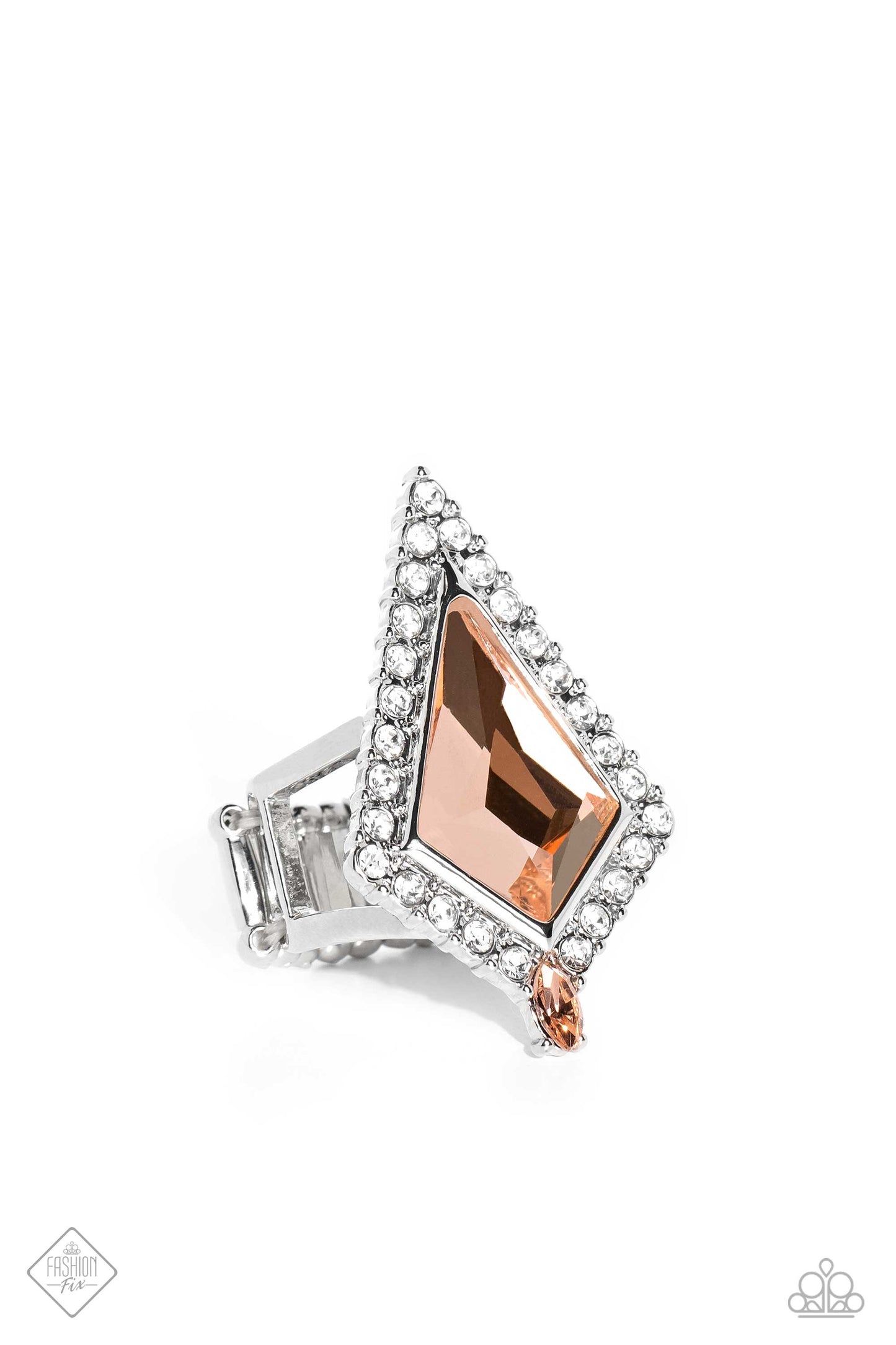 Stylish Studio - orange - Paparazzi ring