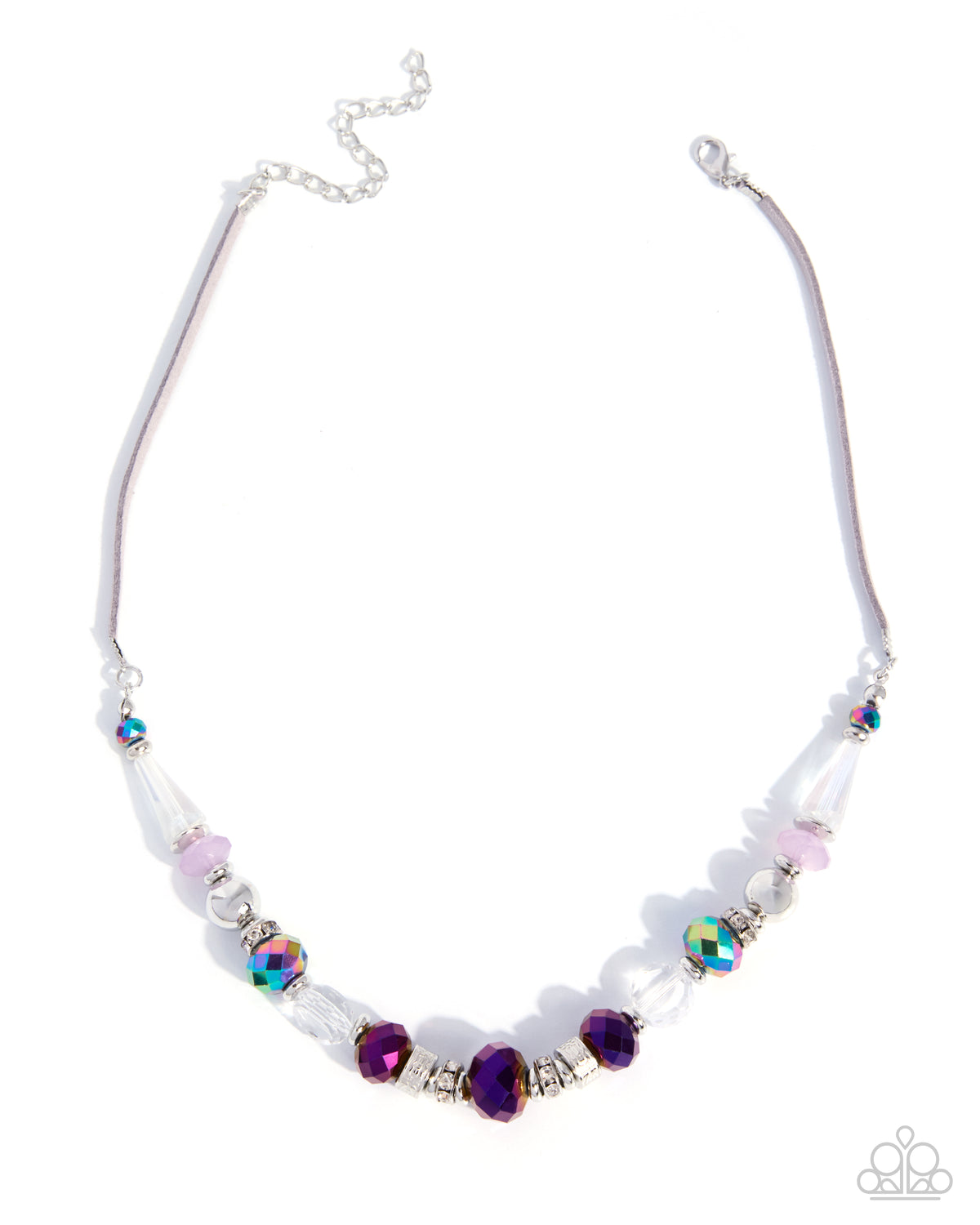 Suddenly Sleek - purple - Paparazzi necklace