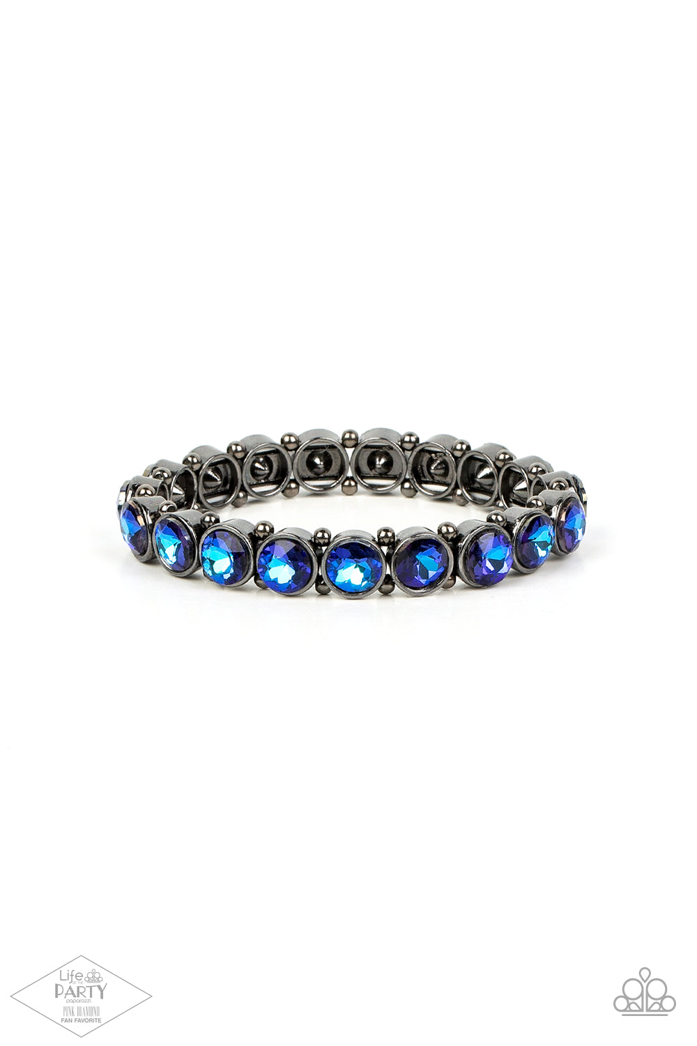 Sugar-Coated Sparkle - multi (iridescent blue) - Paparazzi bracelet