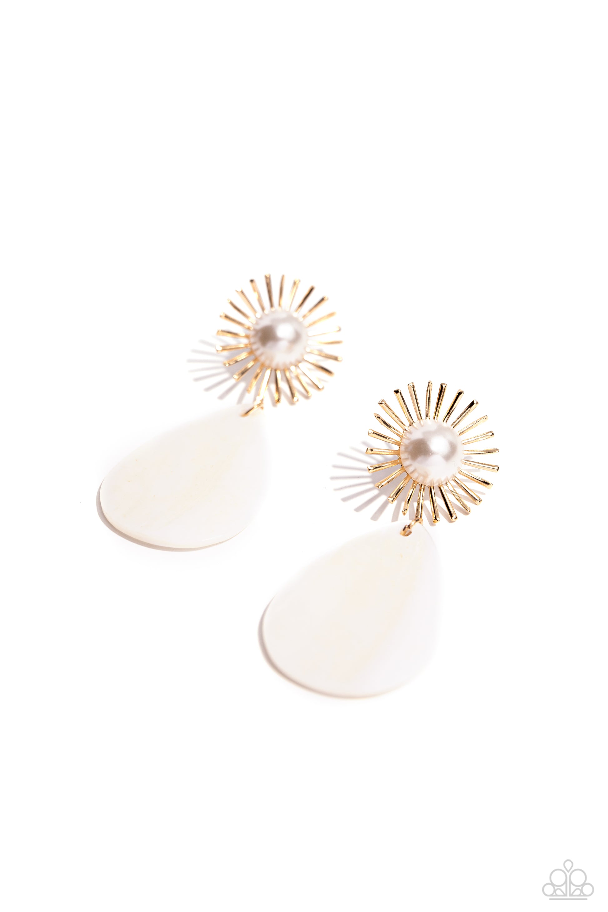 Sunburst Sophistication - gold - Paparazzi earrings