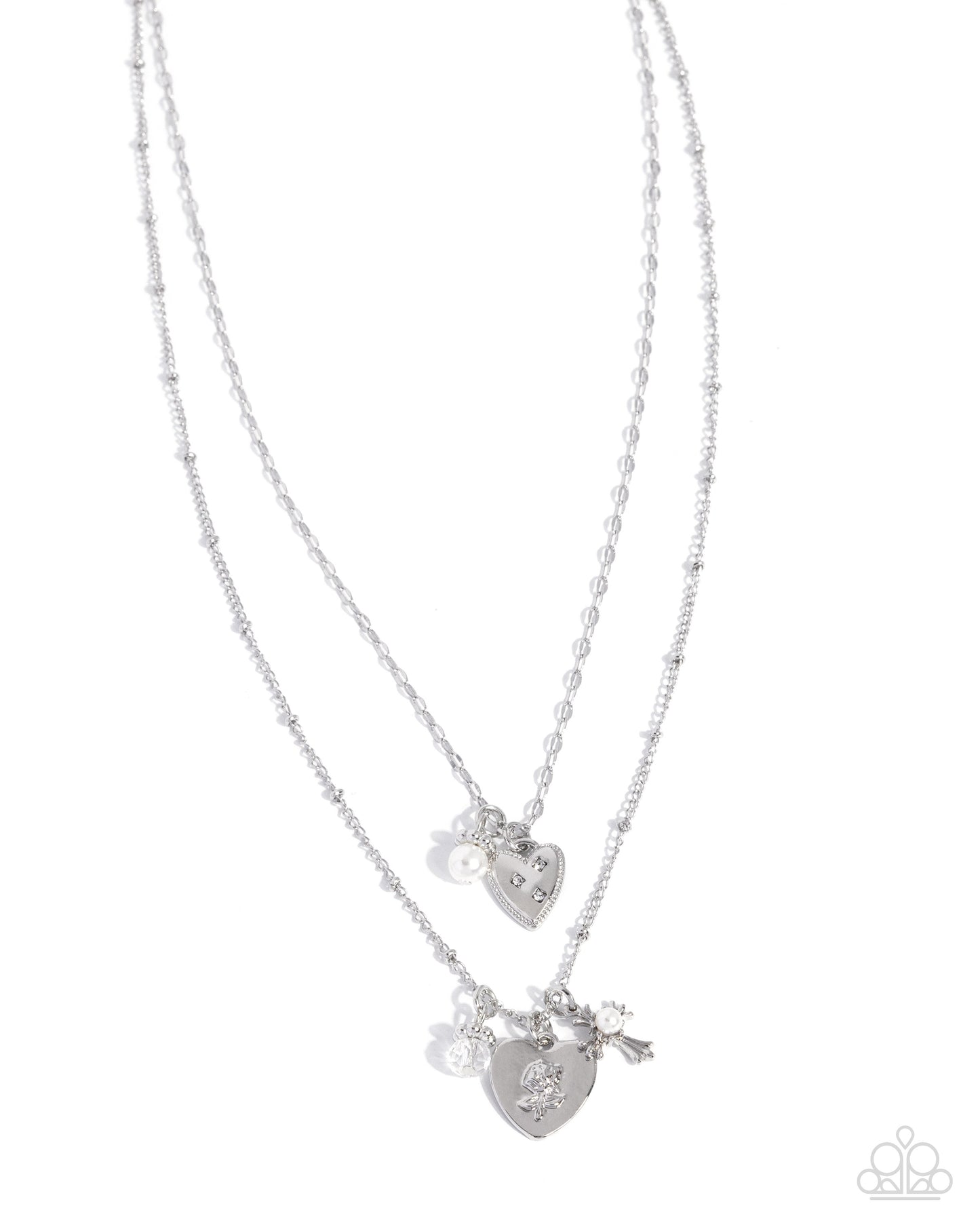 Supernal Shimmer - white - Paparazzi necklace