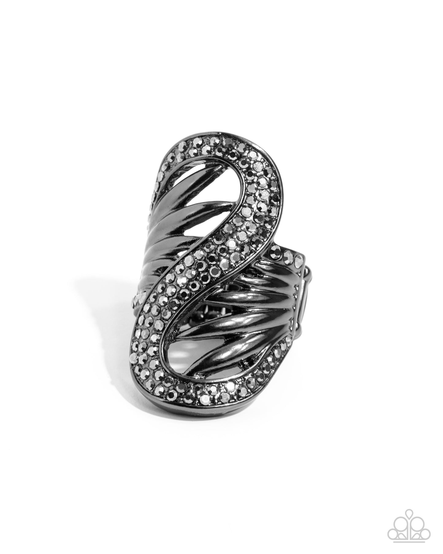 Superstar Spiral - black - Paparazzi ring