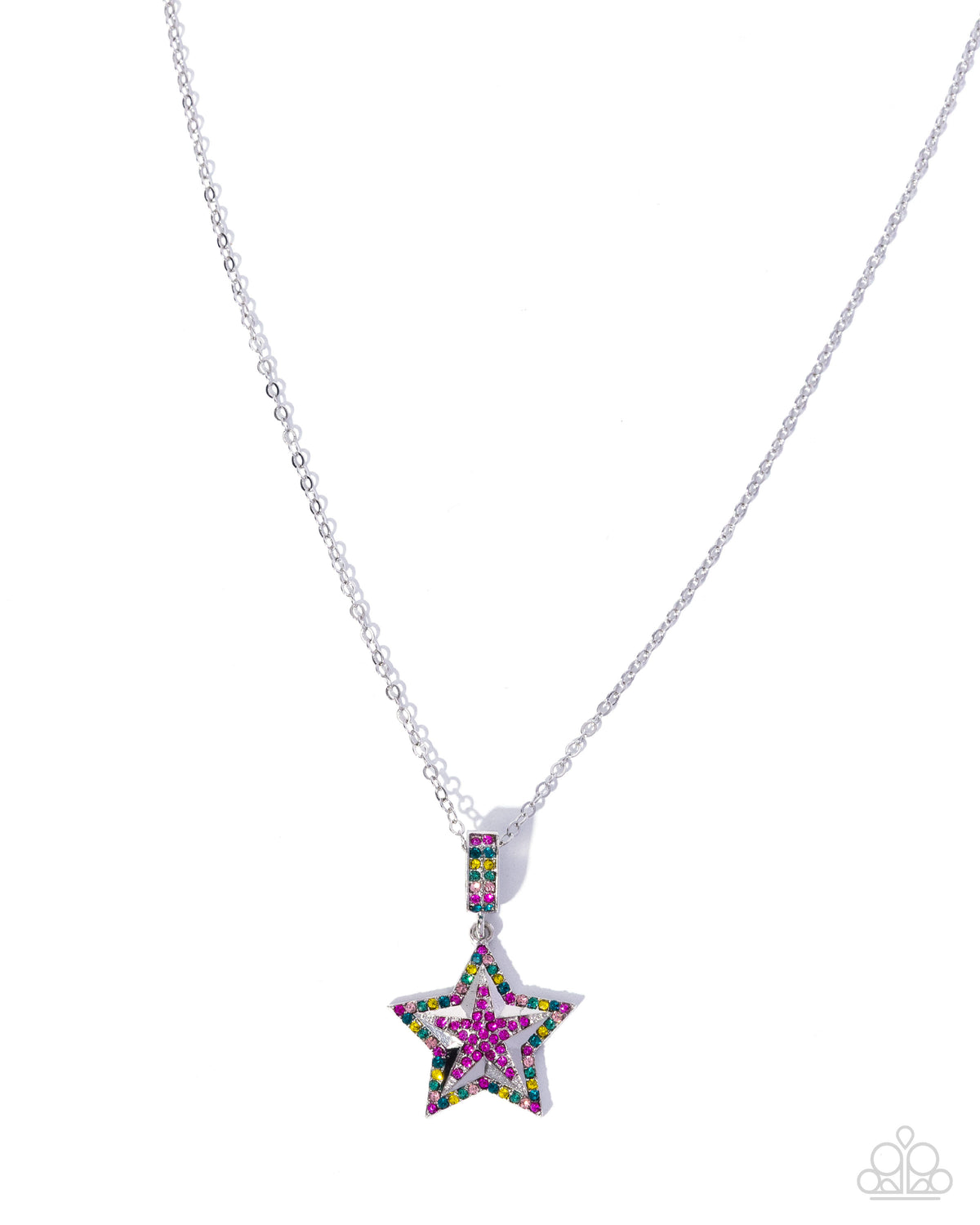 Surreal Star - pink - Paparazzi necklace