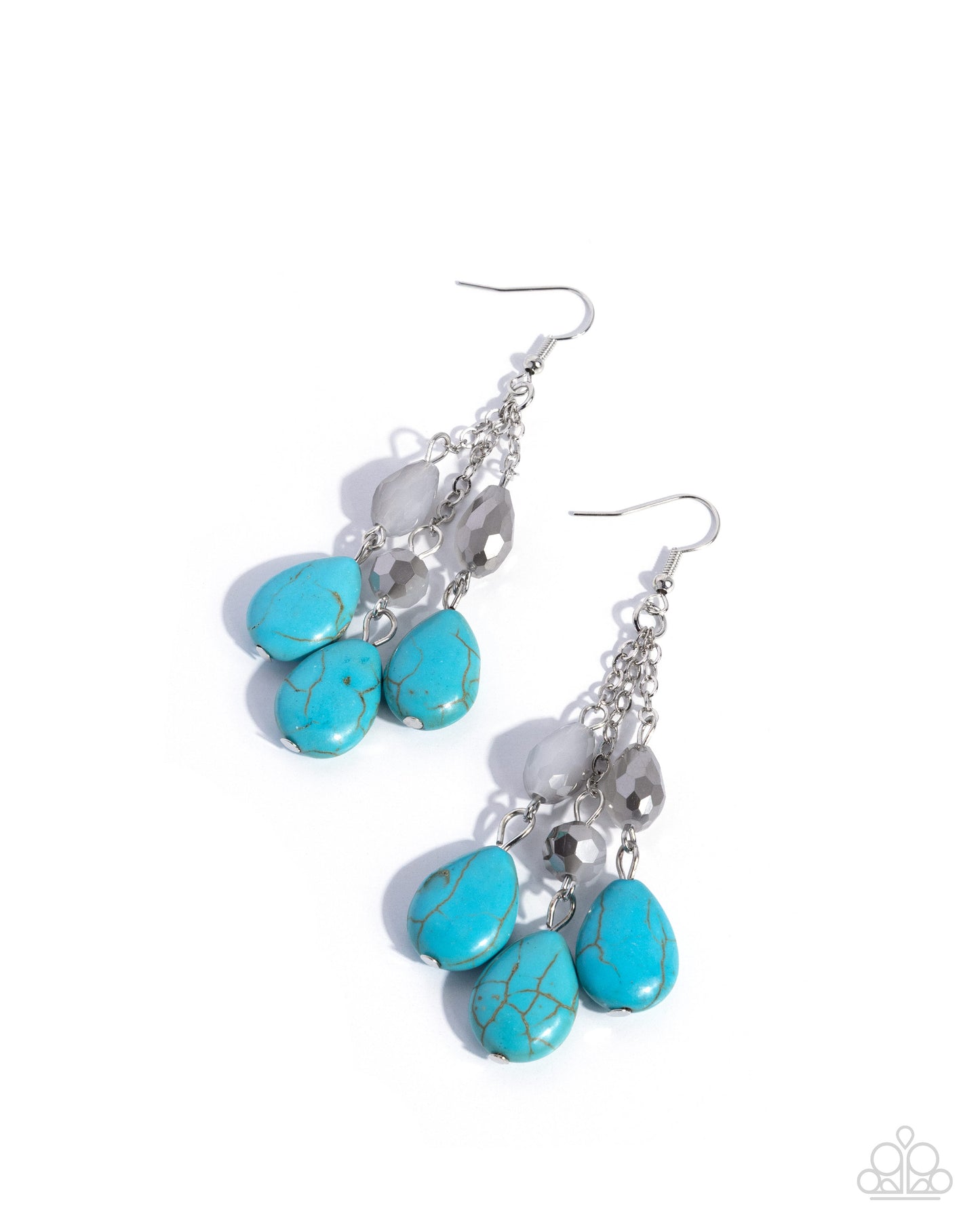 Sweet Stones - blue - Paparazzi earrings