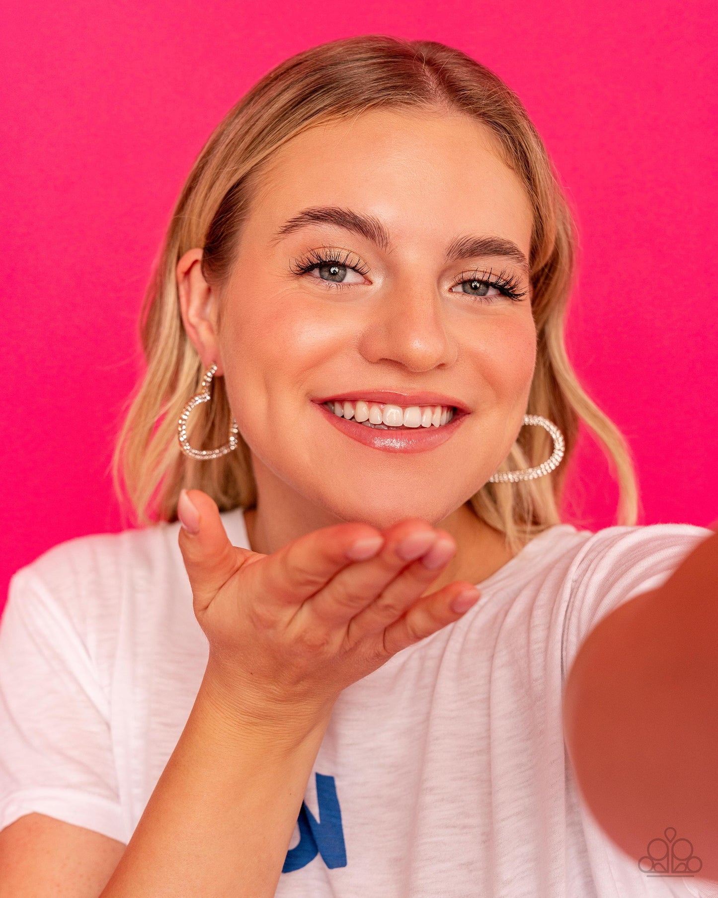 Sweetheart Sequence - gold - Paparazzi earrings