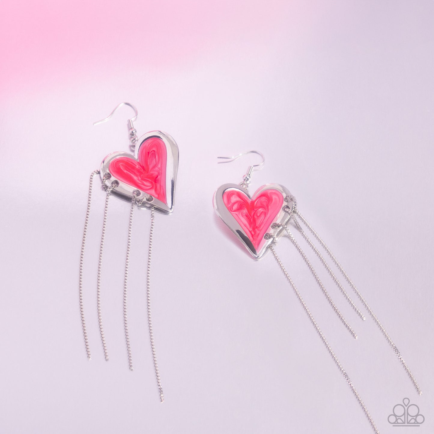 Sweetheart Specialty - pink - Paparazzi earrings