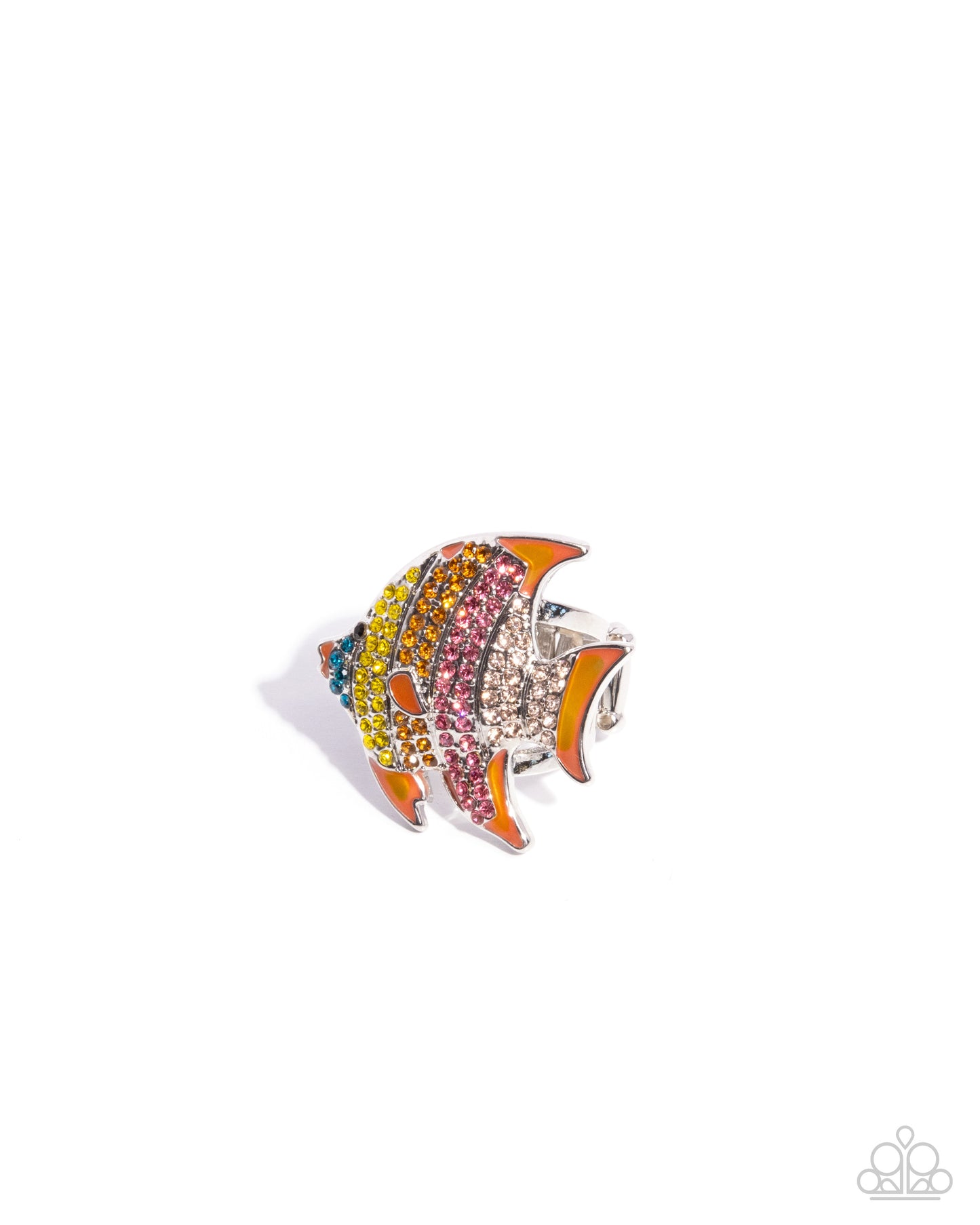 Swimming in Style - orange - Paparazzi ring