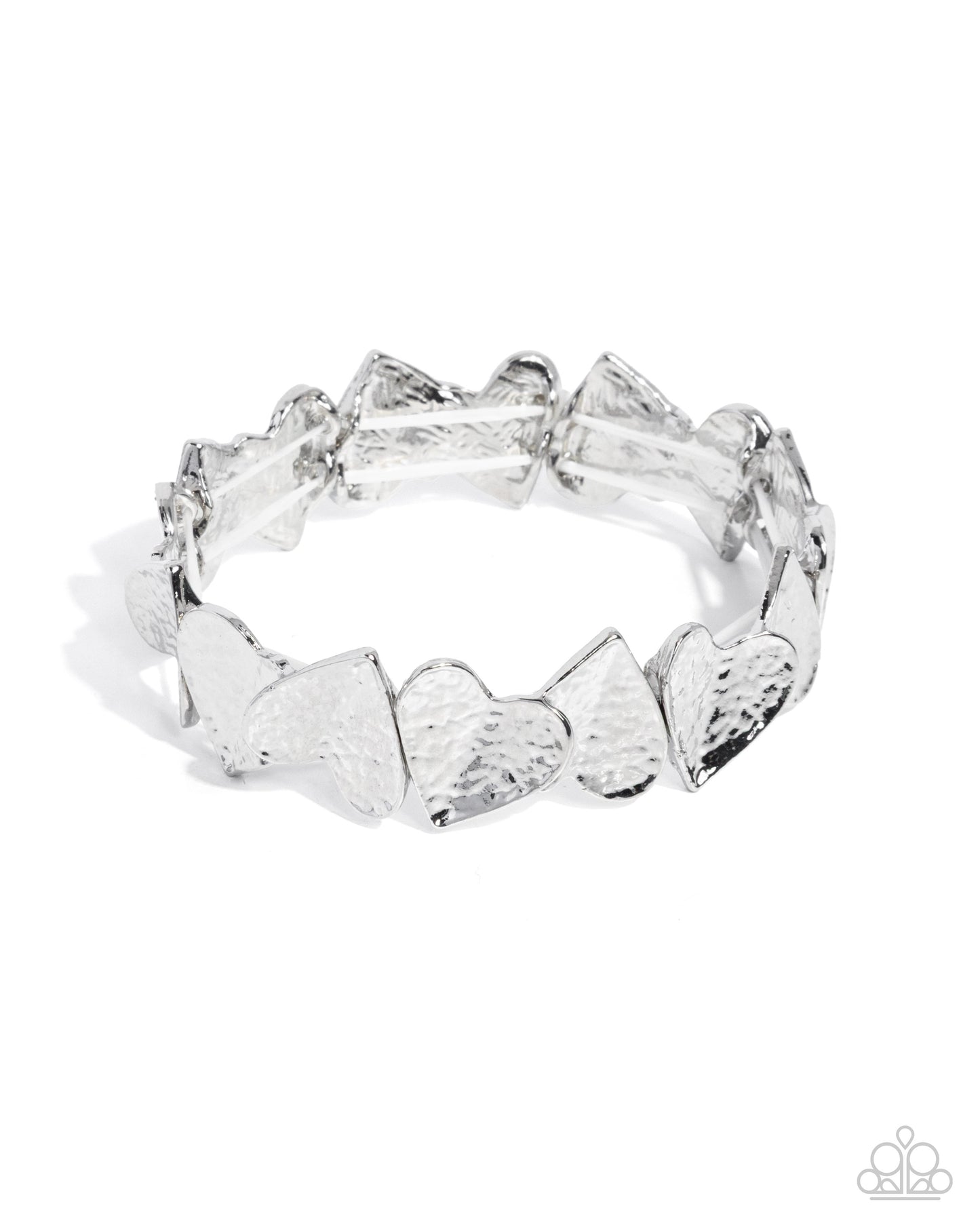 Swoon-Worthy Shimmer - silver - Paparazzi bracelet