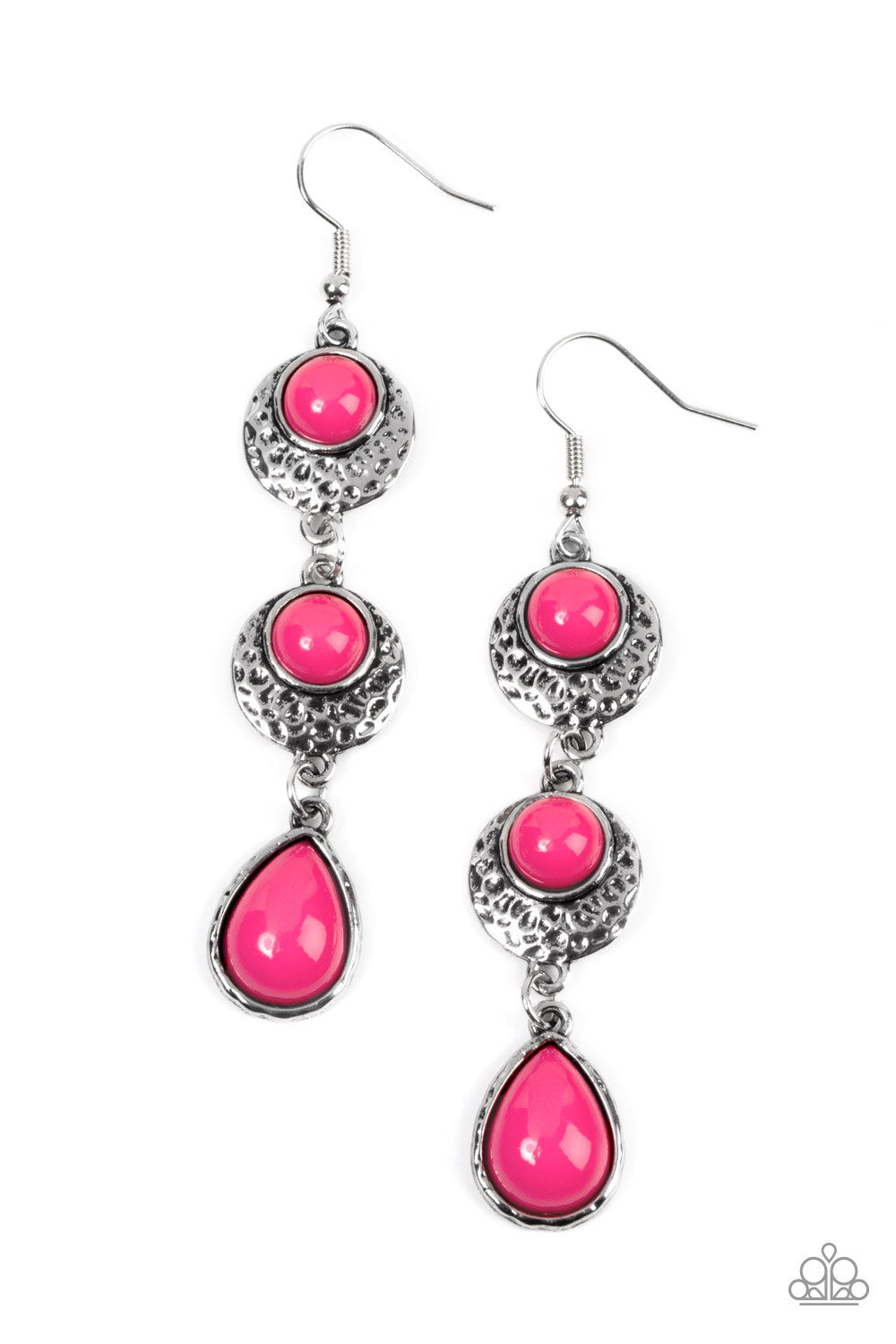 Tahoe Trailblazer - pink - Paparazzi earrings