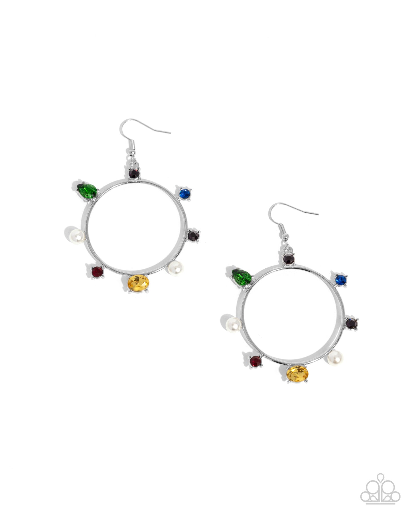 Tailored Treasure - multi - Paparazzi earrings