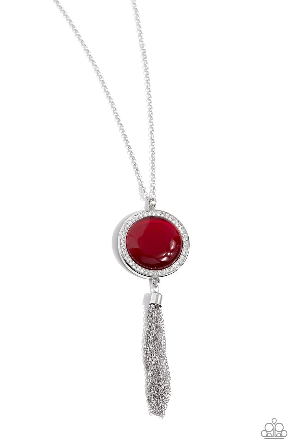 Tallahassee Tassel - red - Paparazzi necklace