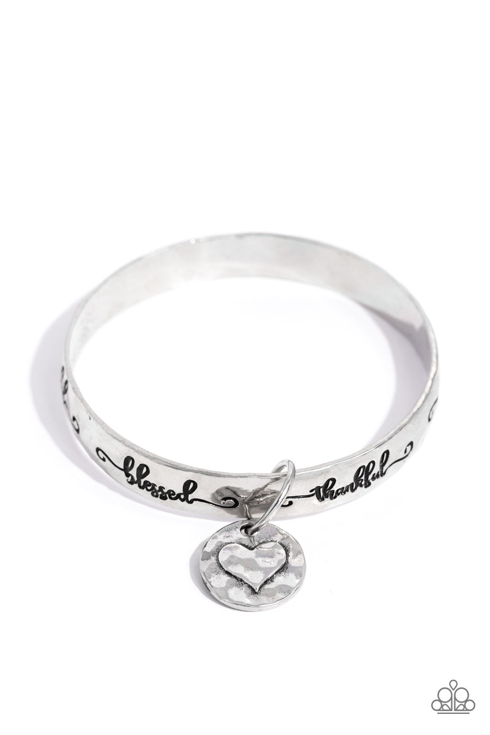 Tangible Thank You - silver - Paparazzi bracelet