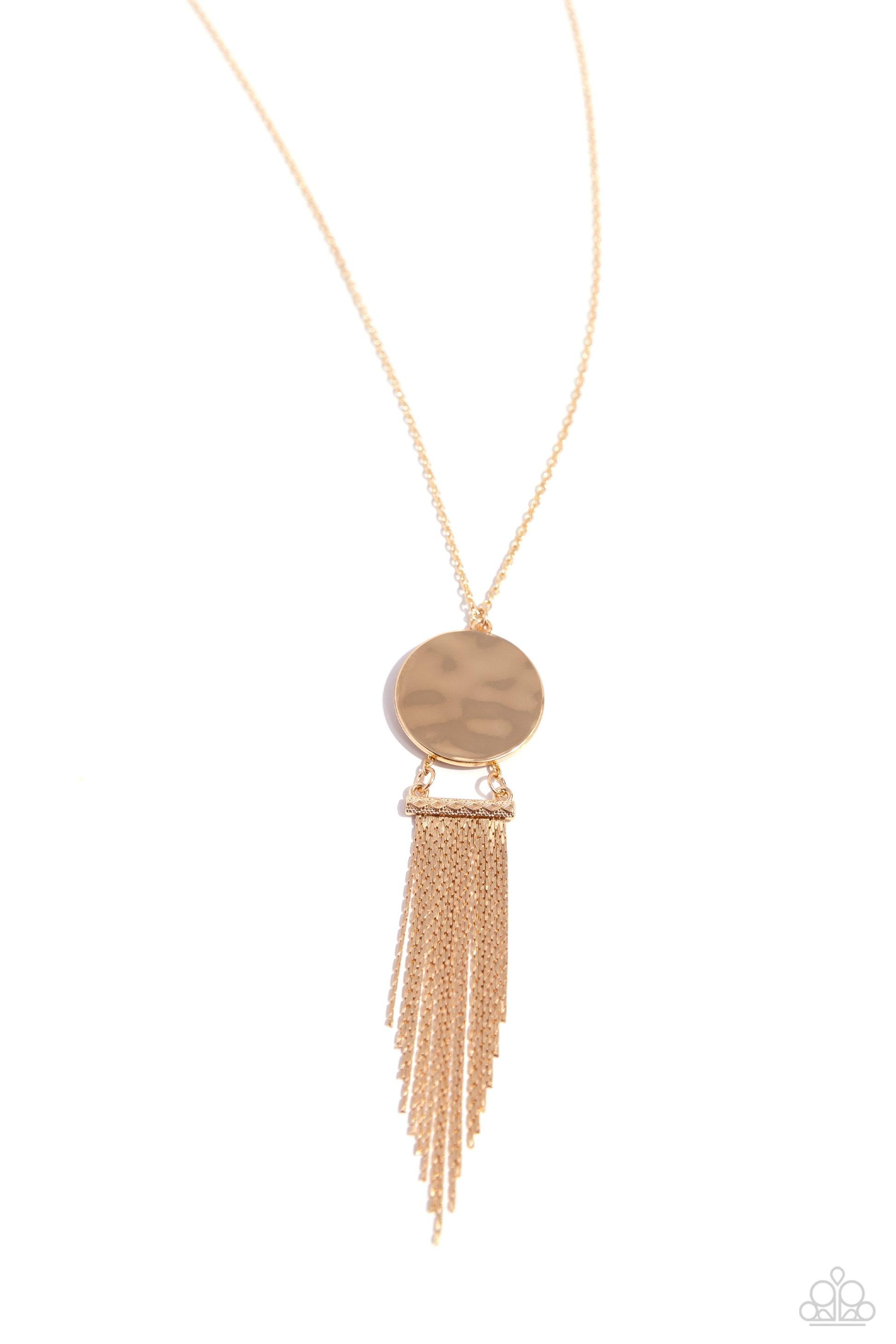 Tassel Tenure - gold - Paparazzi necklace