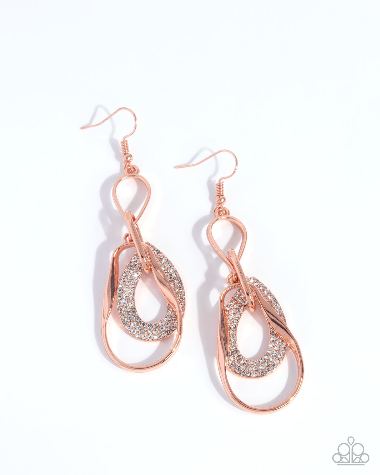 Teardrop Triumph - copper - Paparazzi earrings