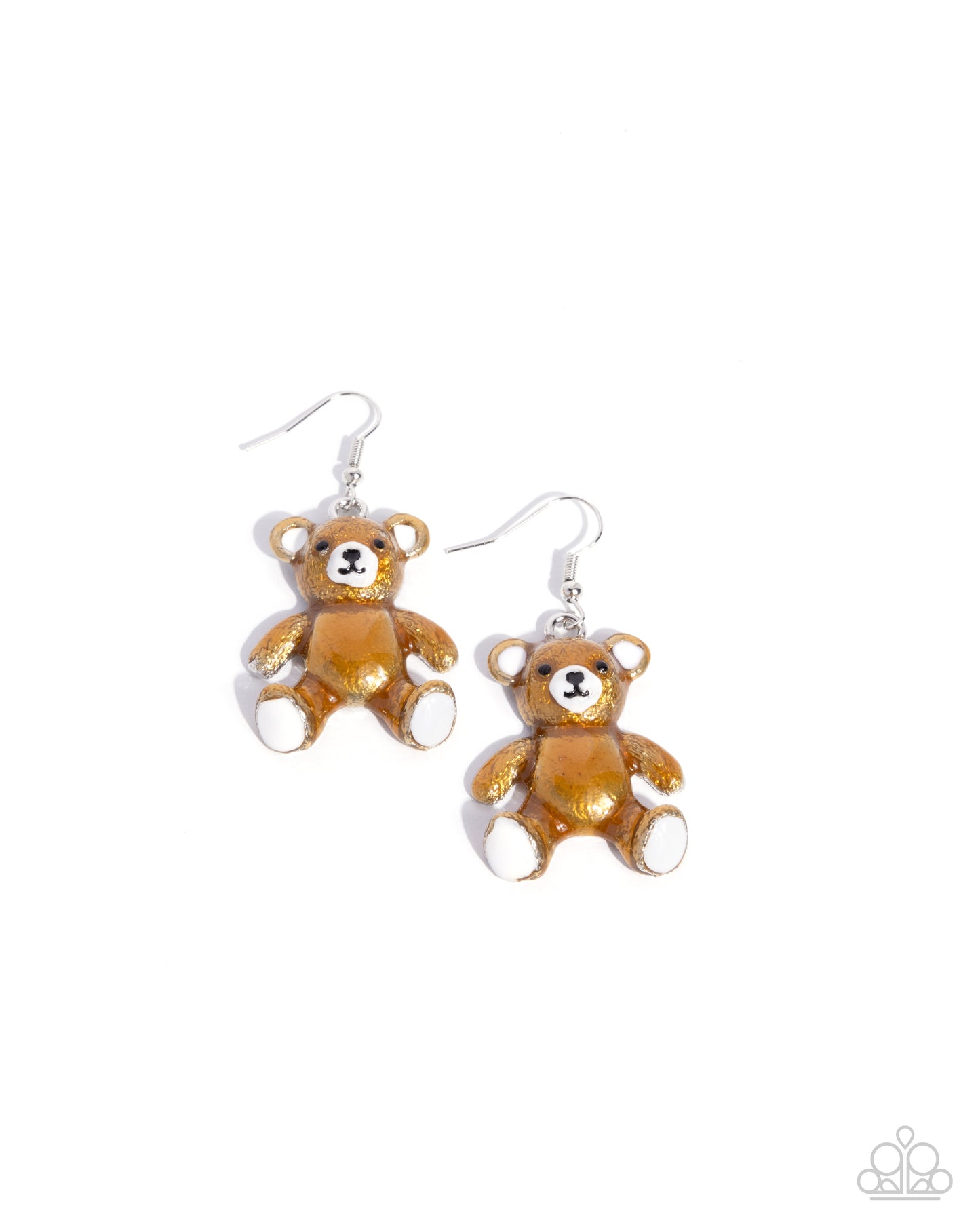 Teddy Trinket - brown - Paparazzi earrings