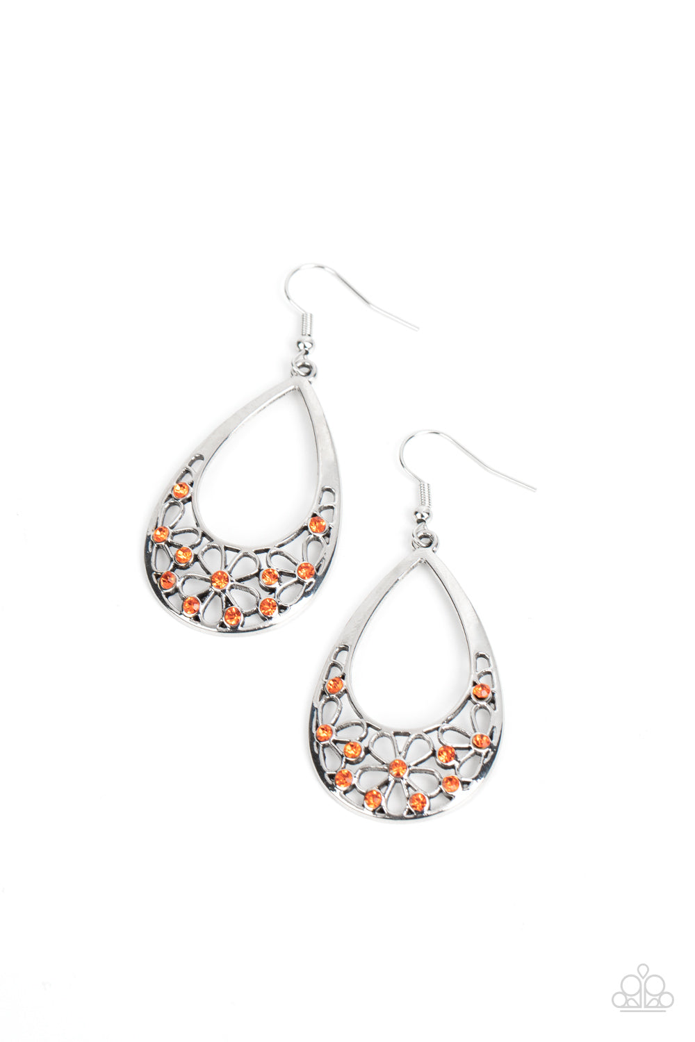 Terrace Trinket - orange - Paparazzi earrings