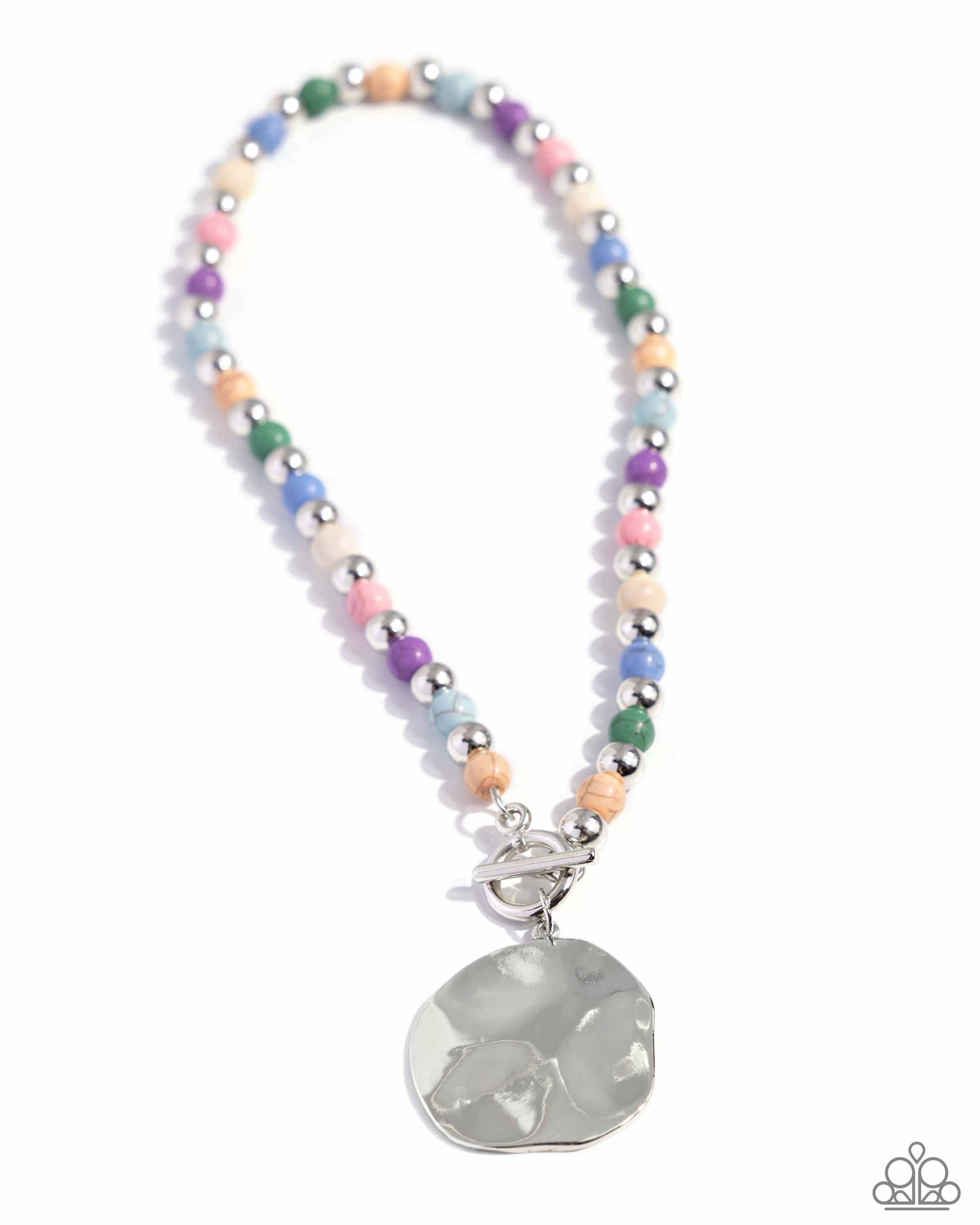 Textured Trinket - multi - Paparazzi necklace