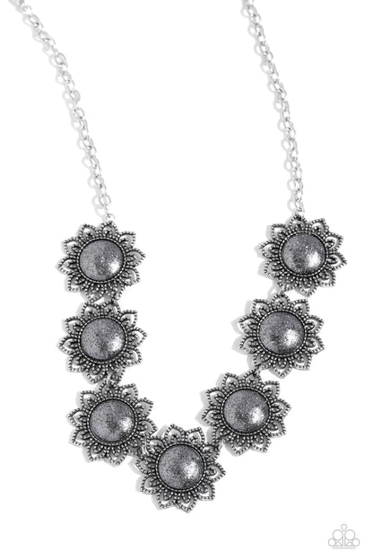 The GLITTER Takes It All - silver - Paparazzi necklace
