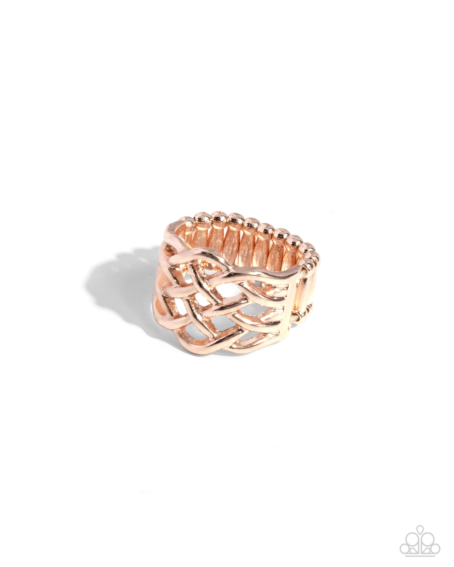 The One That KNOT Away - rose gold - Paparazzi ring